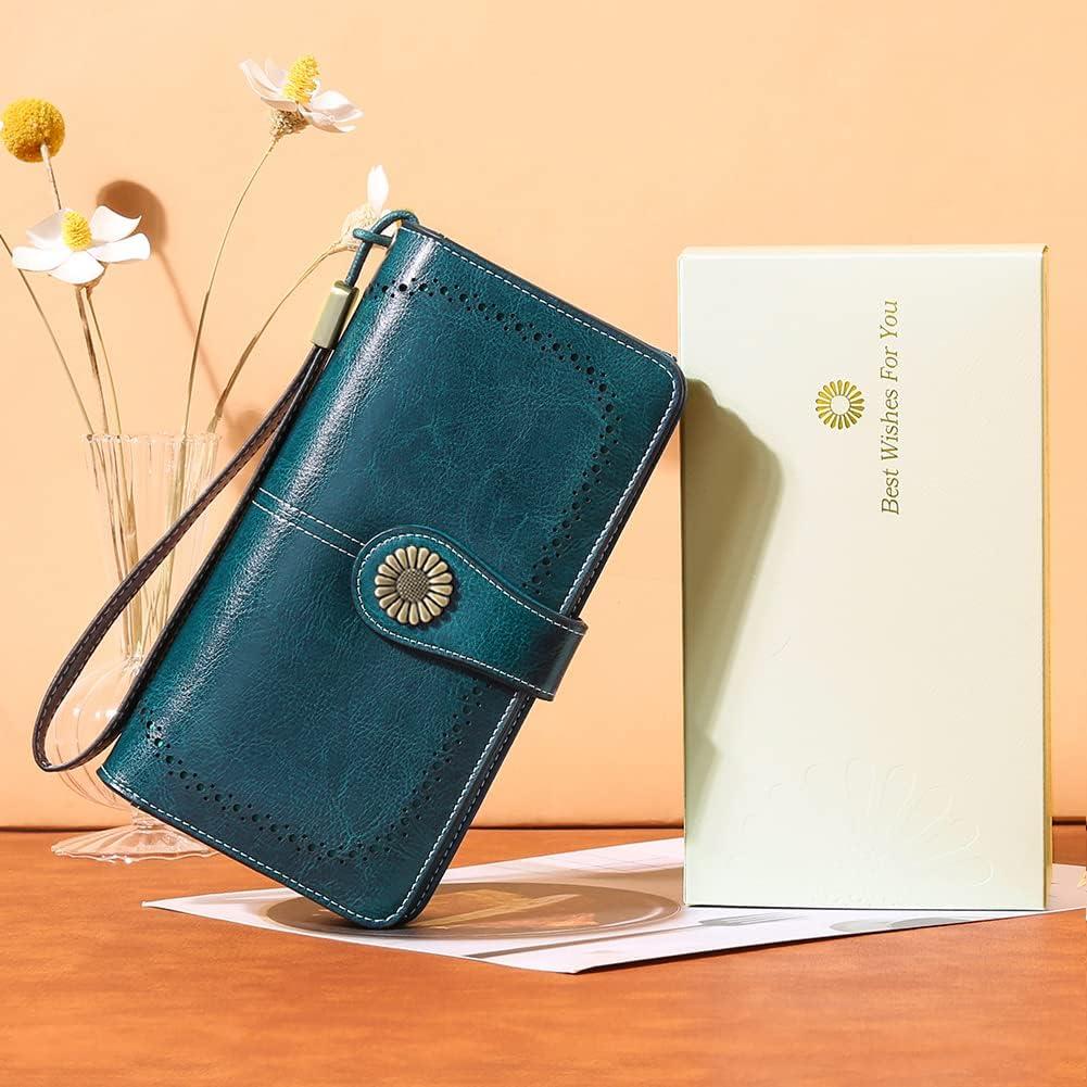 Cartera para Mujeres SENDEFN con Bloqueo RFID y Muñequera