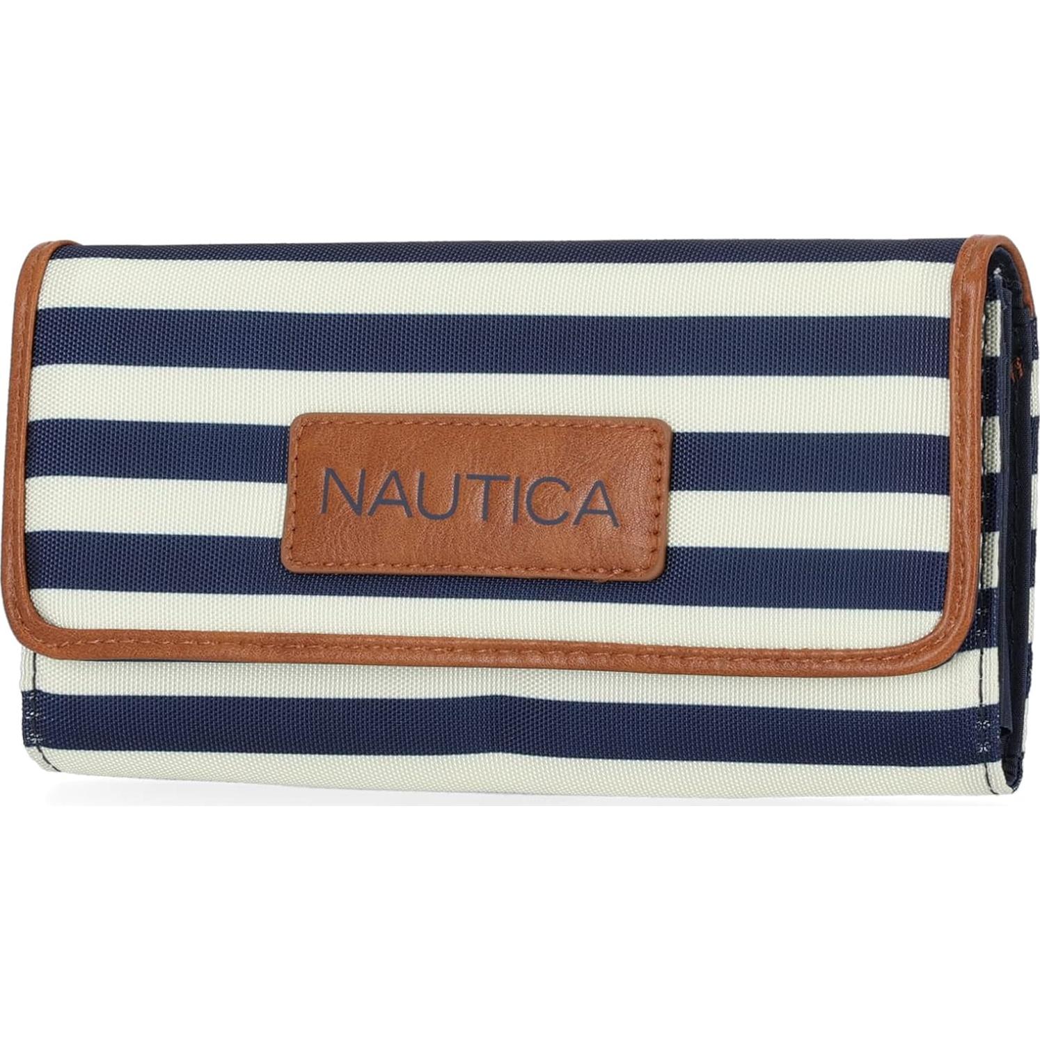 Cartera Nautica Mujer Organizador RFID con 11 Bolsillos