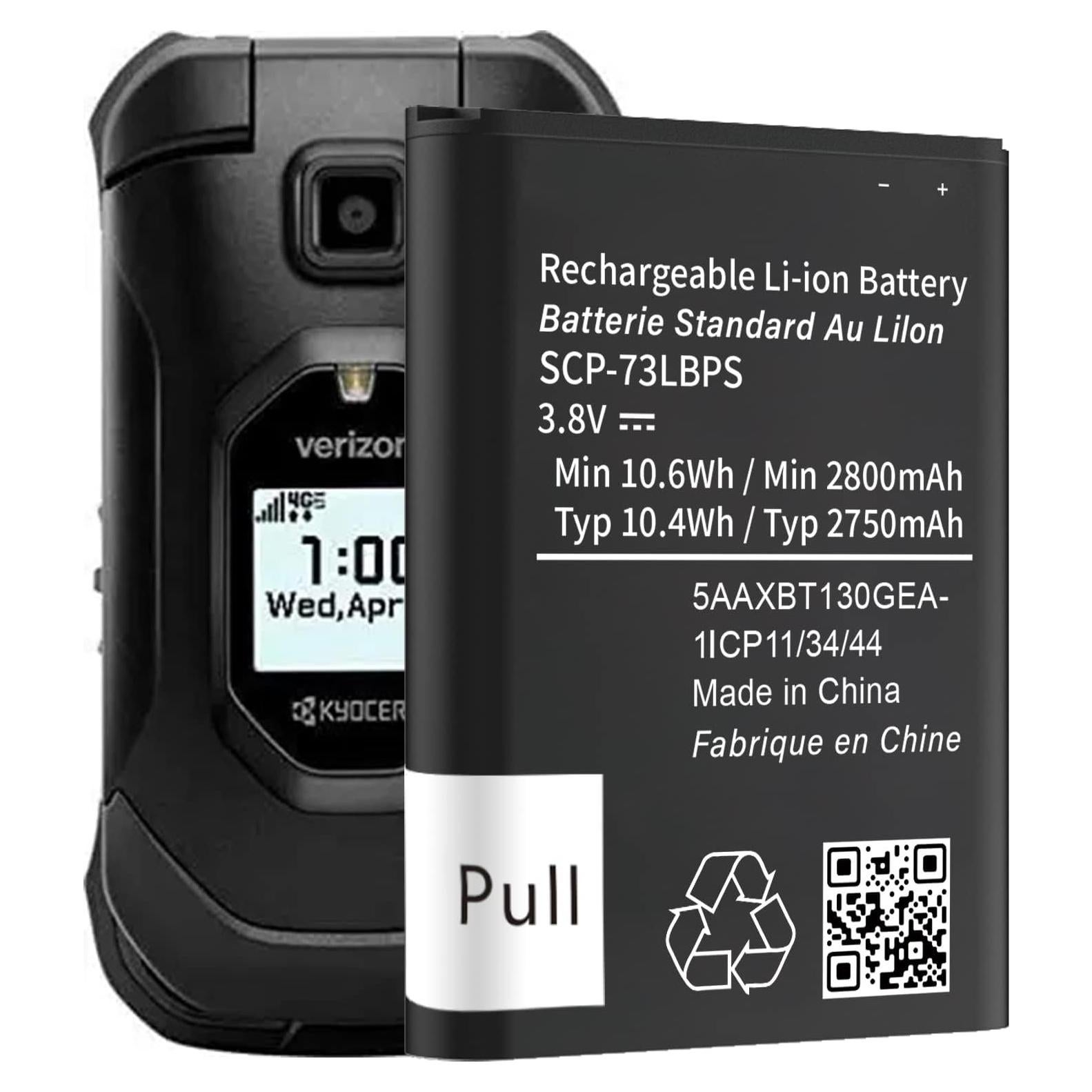 Batería de Reemplazo SCP-73LBPS para Kyocera DuraXV Extreme 2800mAh