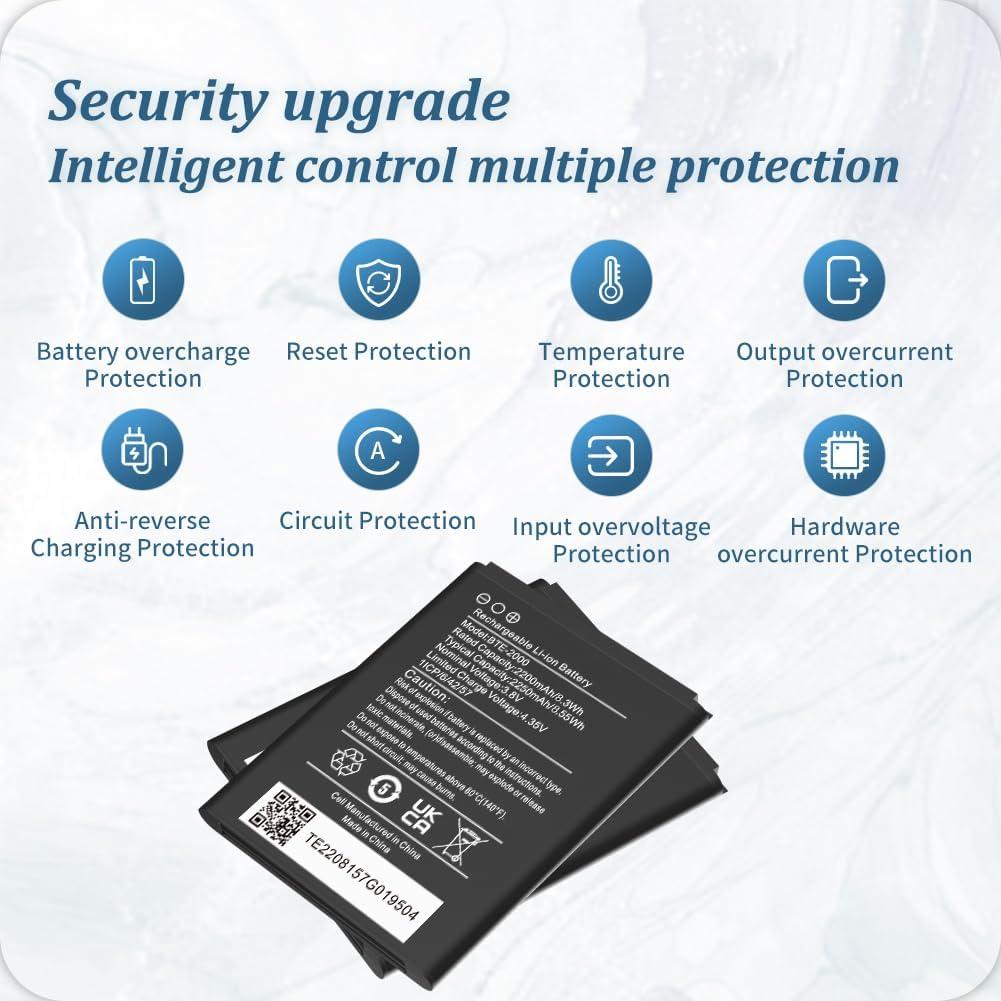 Batería de Reemplazo BTE-2000 Li-ion 2250mAh para CAT S22