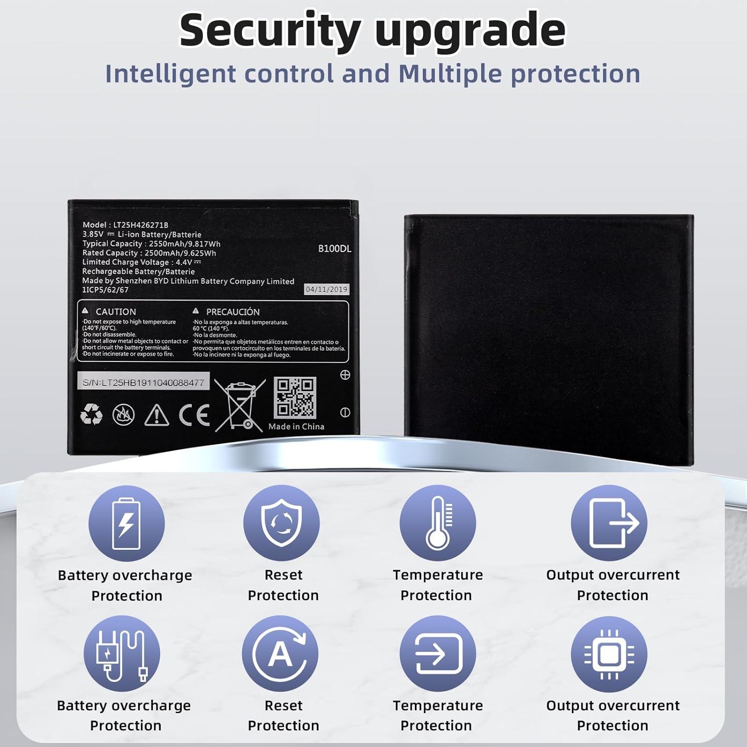 Batería de Reemplazo LT25H426271B para AT&T Radiant Core U304AA