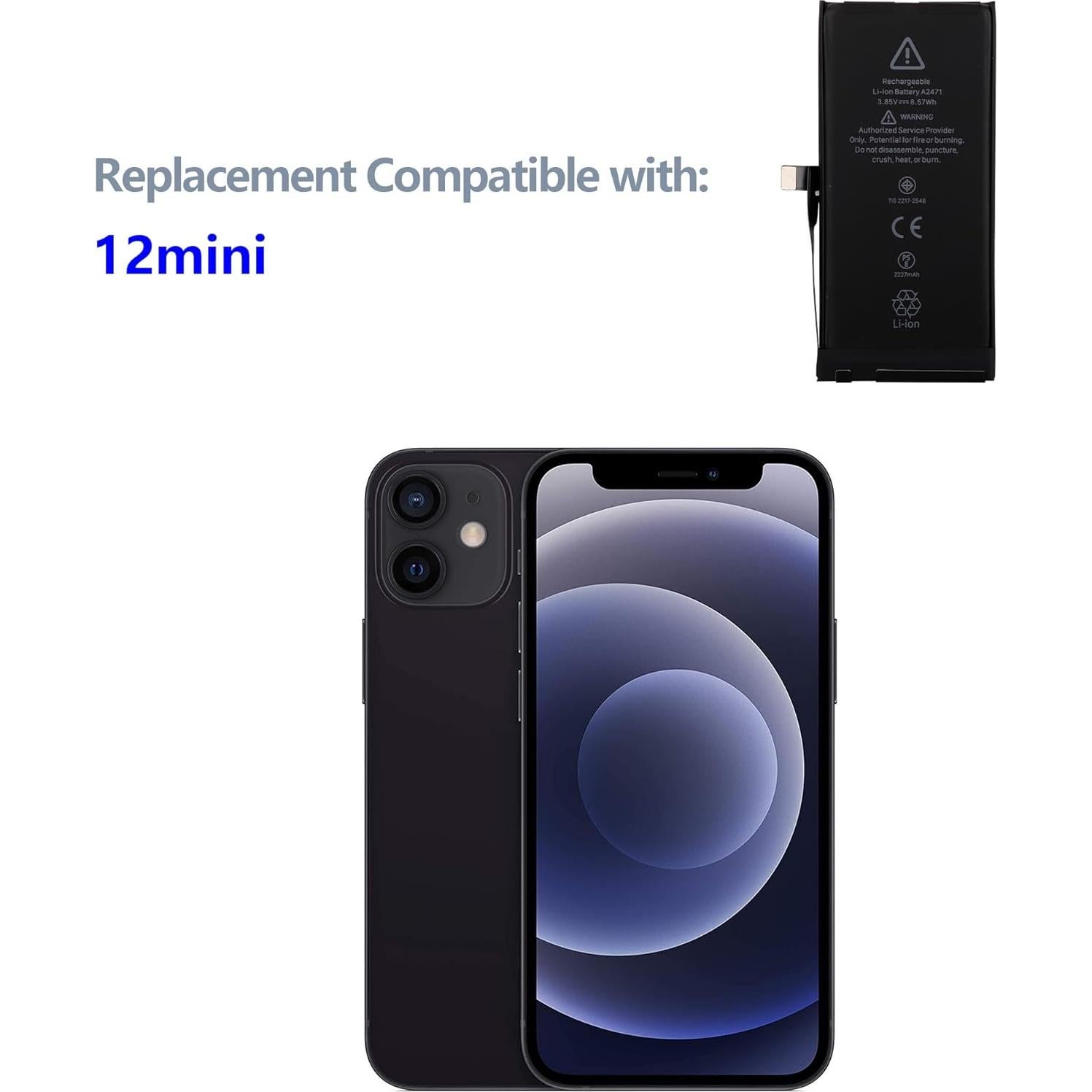 Batería Recargable A2471 para iPhone 12 mini - 111.6g