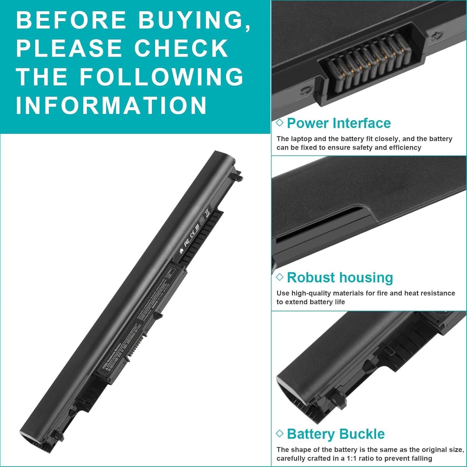 Batería de Laptop Fancy Buying HS04 14.8V 4 Celdas Compatible HP