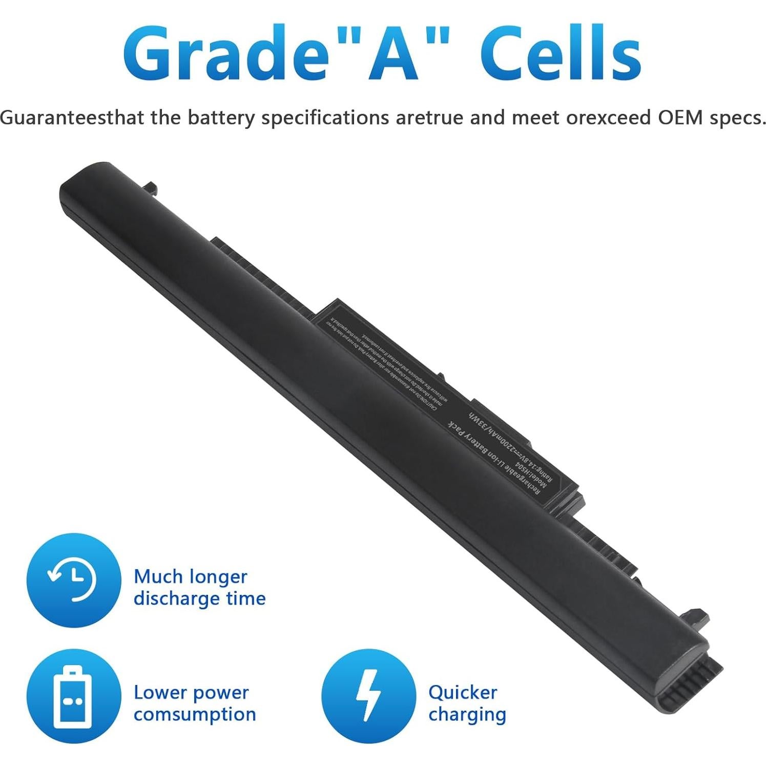 Batería de Reemplazo HP Tree.NB LA04 2200mAh 14.4V