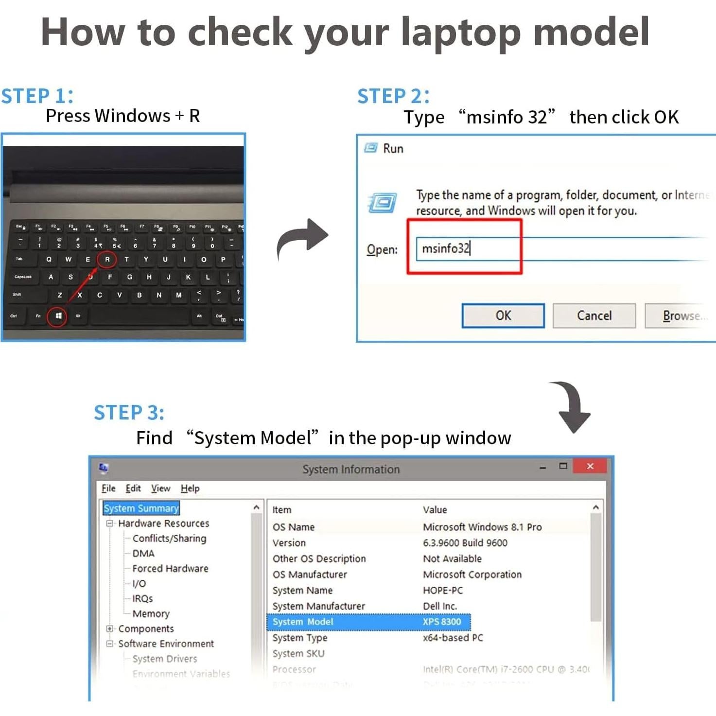 Batería de Reemplazo HP Pavilion 15-AC 15-AF 2600mAh 14.6V