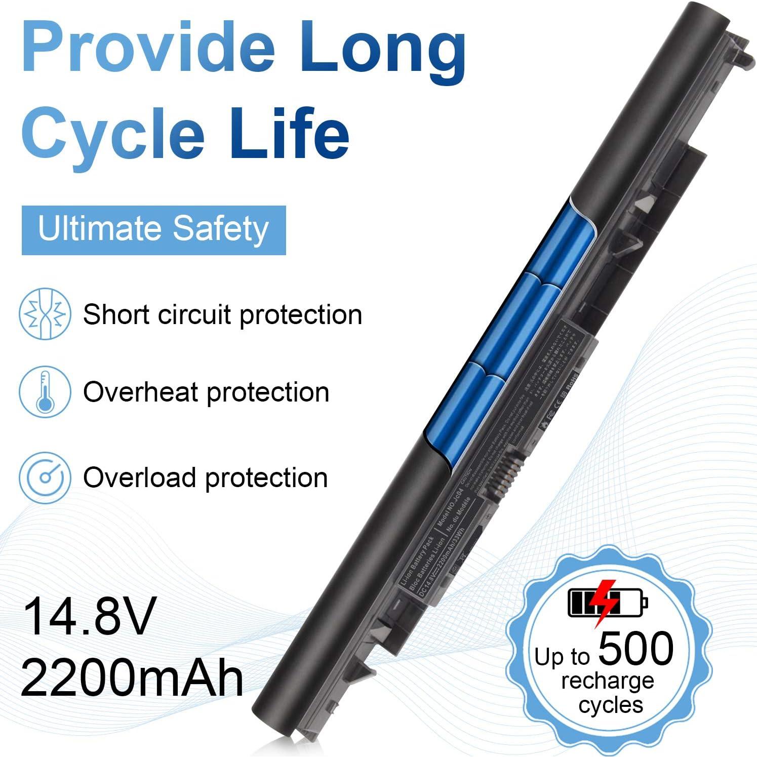 Batería de Laptop Li-ion 2200mAh HP 919700-850 JC03 JC04