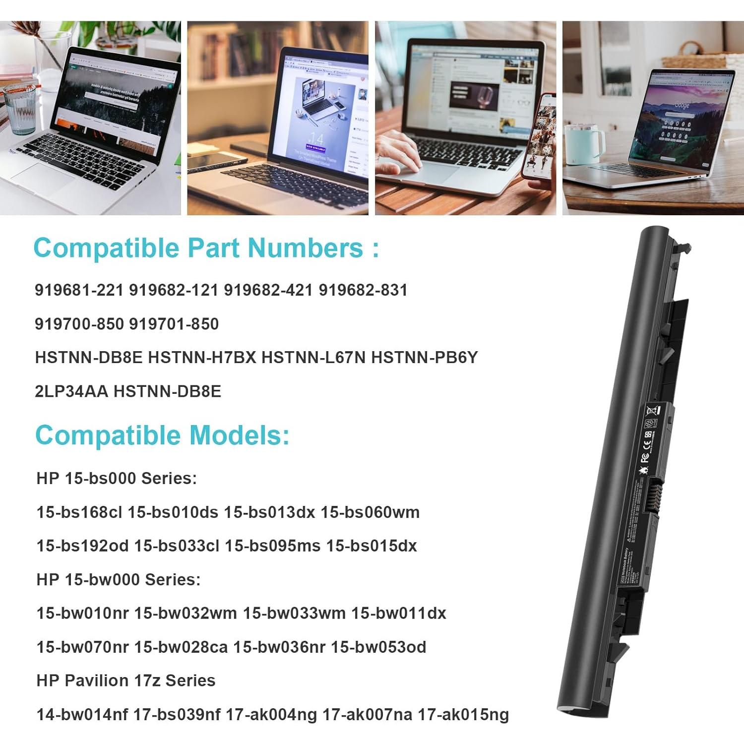 Batería de Laptop Li-ion 2200mAh HP 919700-850 JC03 JC04