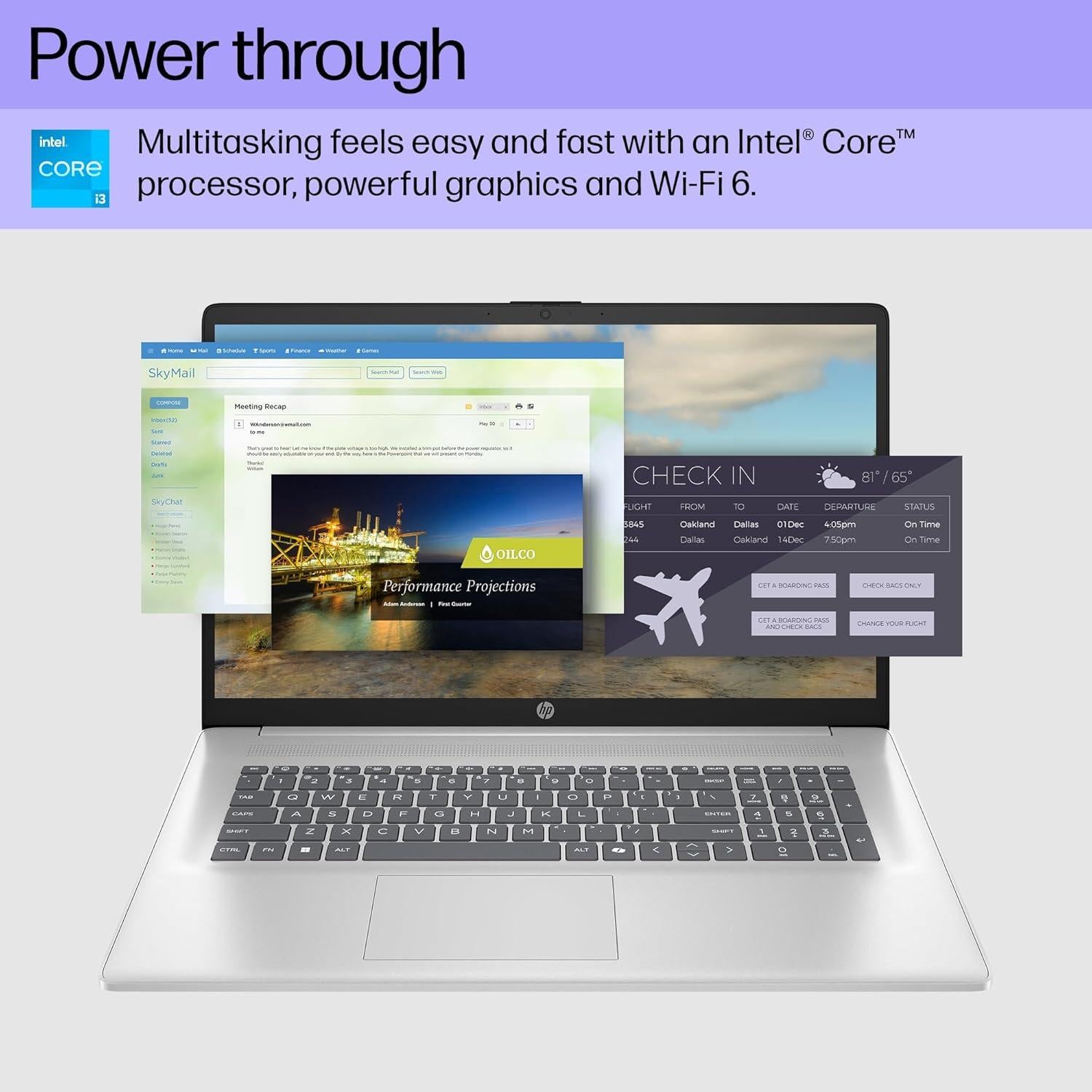 HP Portátil 17.3" i3-8 Núcleos 32GB RAM 1TB SSD Windows 11 Pro