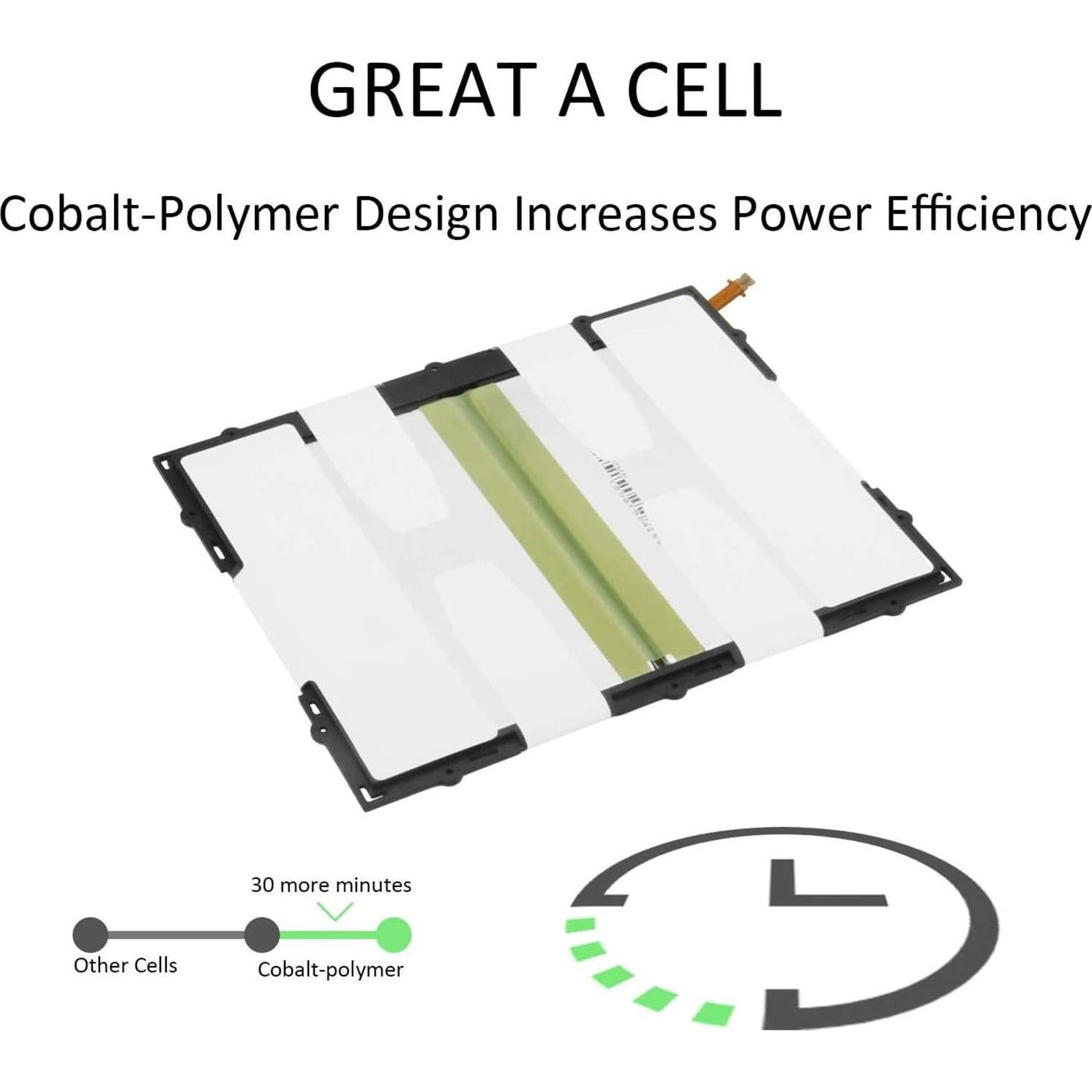 Batería de Reemplazo Li-ion 7800mAh para Samsung Galaxy Tab A 10.1