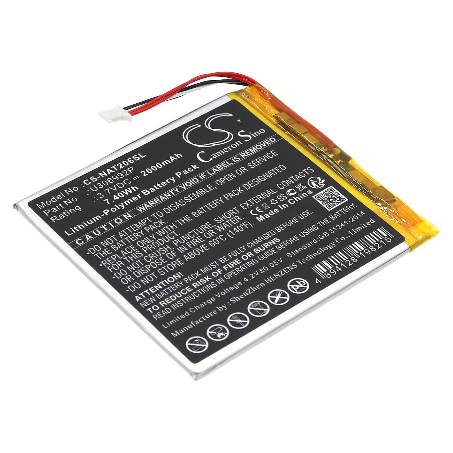 Batería de Reemplazo JIAJIESHI para ONN 100005206, 2000mAh