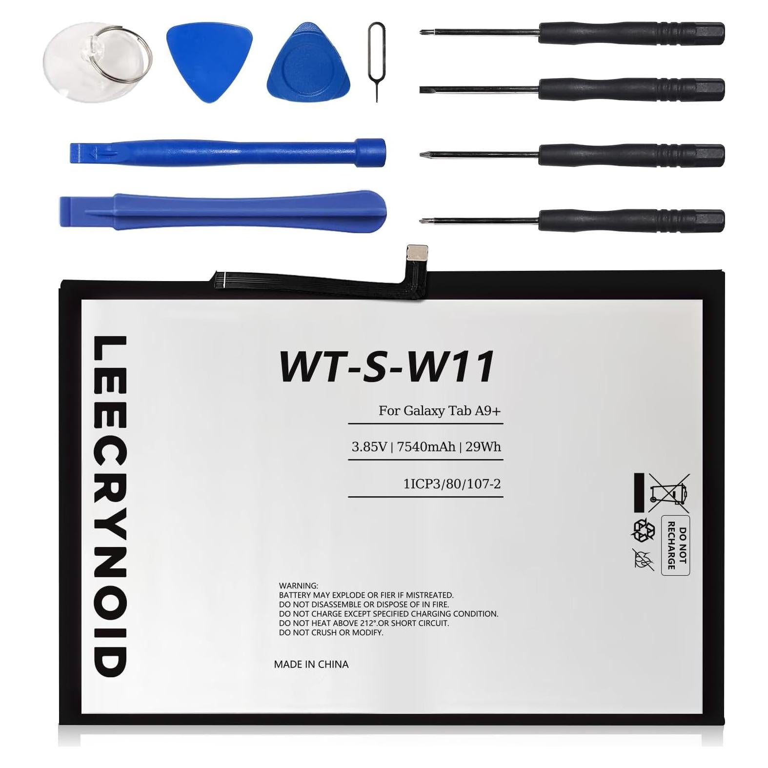 Batería de Reemplazo WT-S-W11 para Samsung Galaxy Tab A9+ 11"