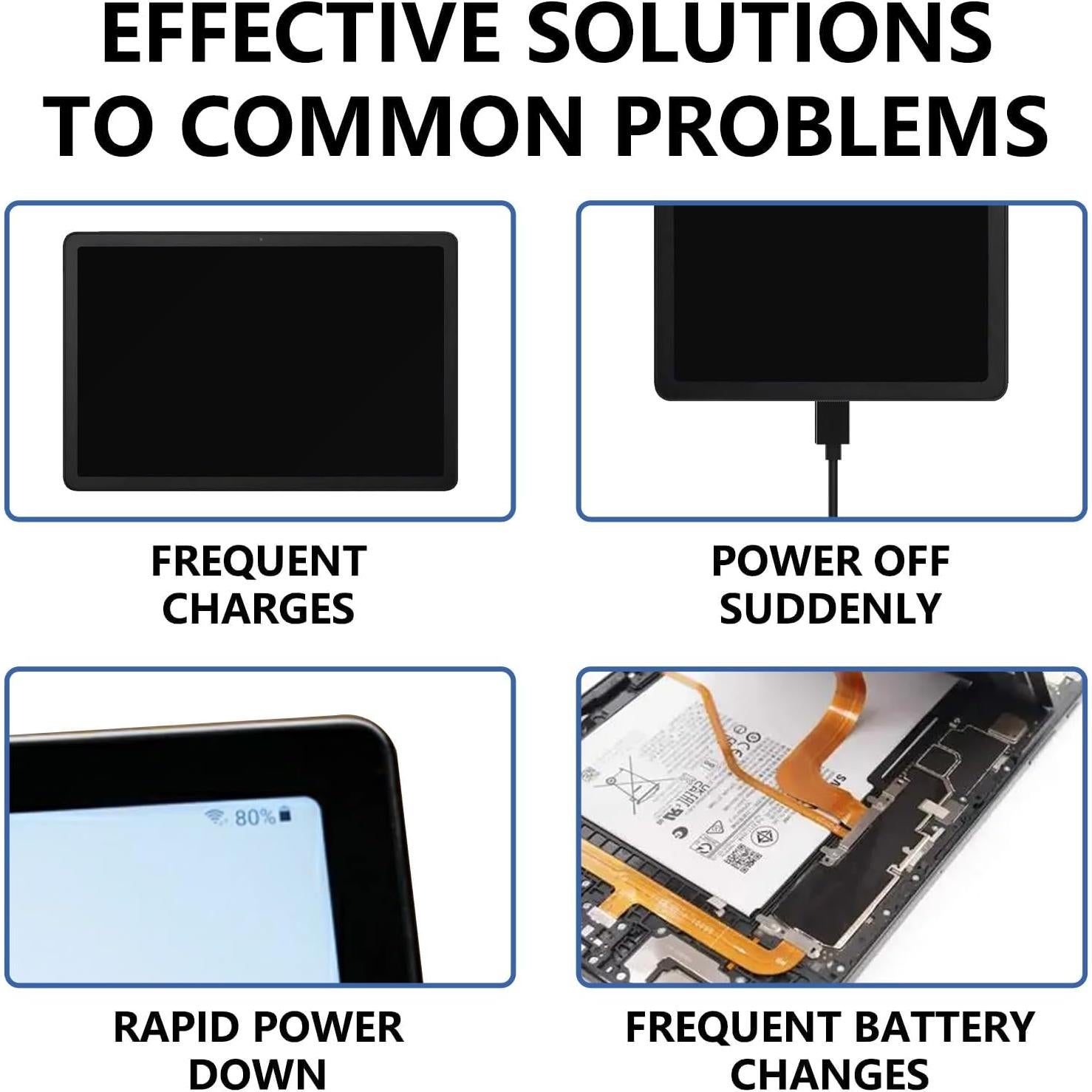 Batería de Reemplazo WT-S-W11 para Samsung Galaxy Tab A9+ 11"