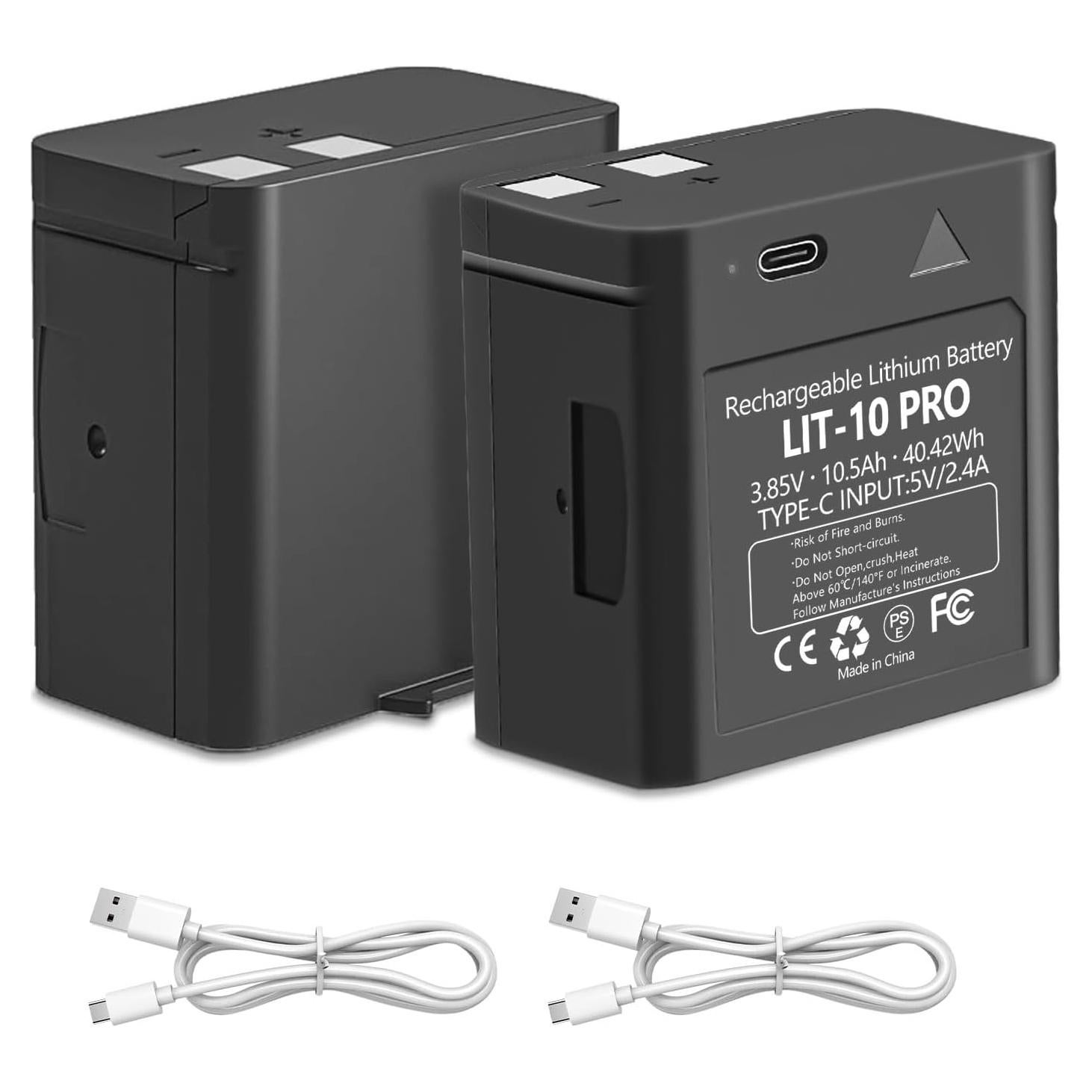 Paquete de 2 Baterías LIT-10 Pro 10500mAh para Cámara SPYPOINT
