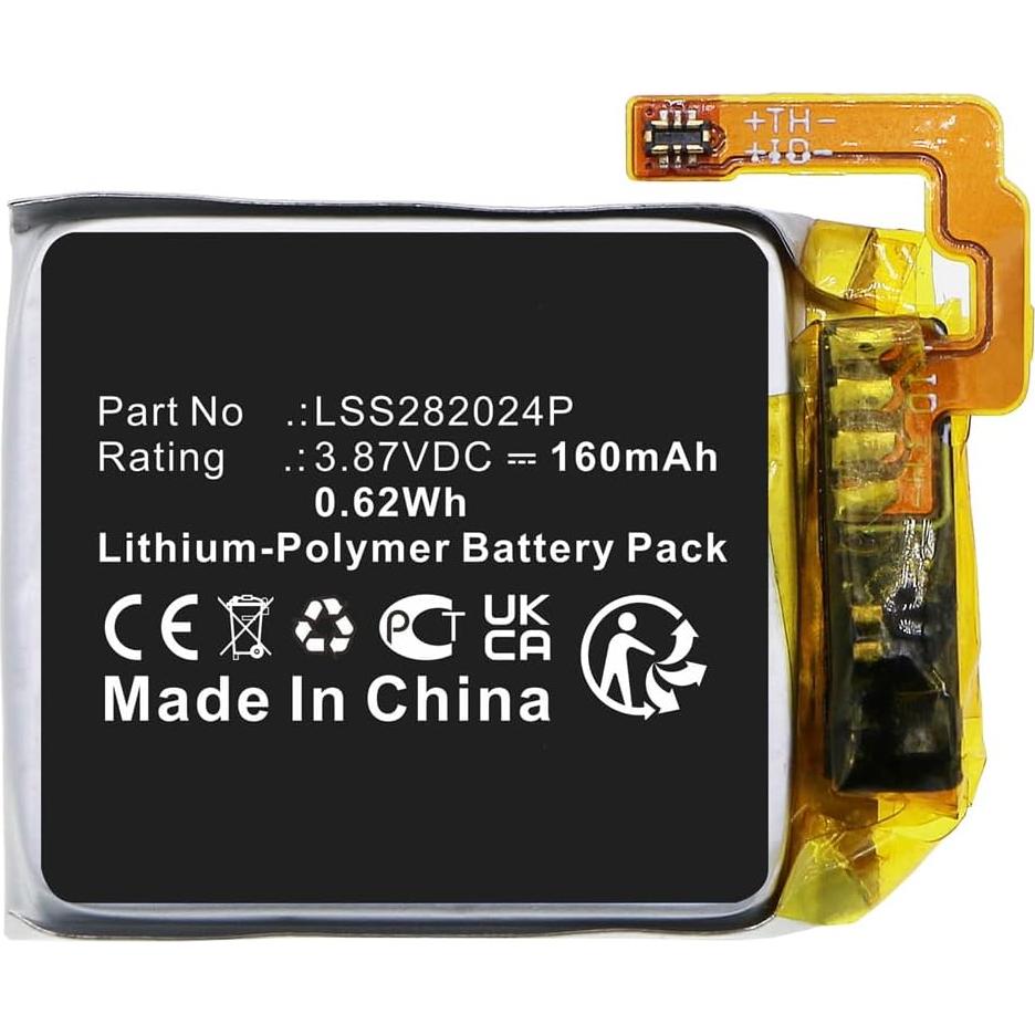 Batería de Reemplazo LSS282024P 160mAh para Fitbit Versa 4
