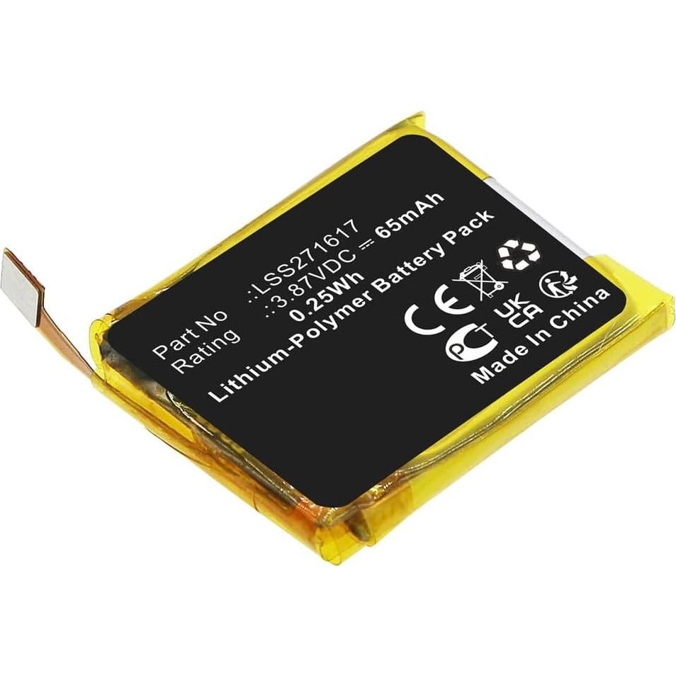 Batería de Reemplazo LSS271617 65mAh para Fitbit Charge 5