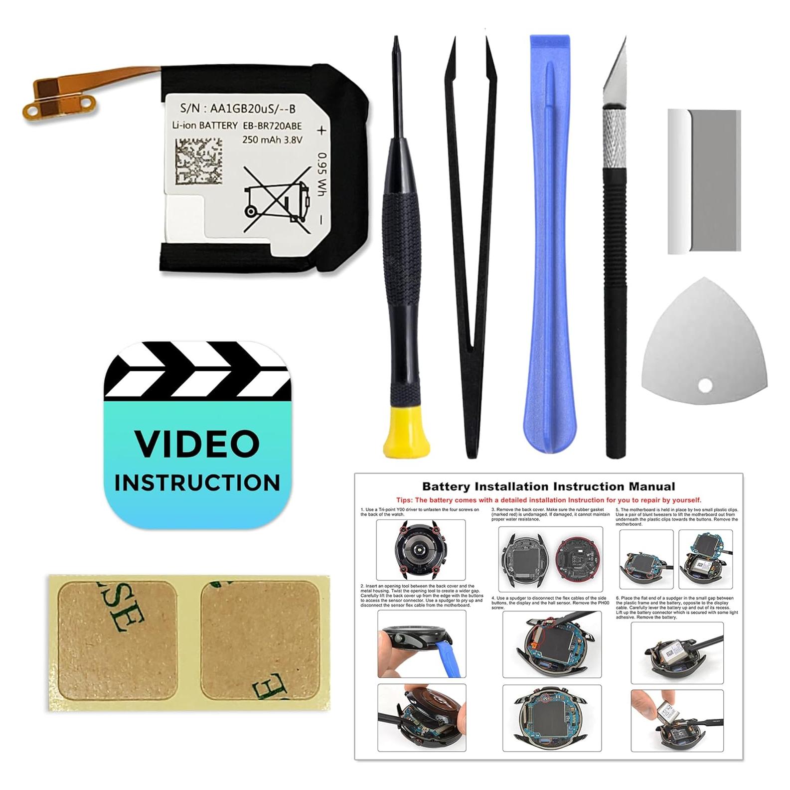 Batería de Reemplazo FUSION VERDE para Smartwatch Gear S2