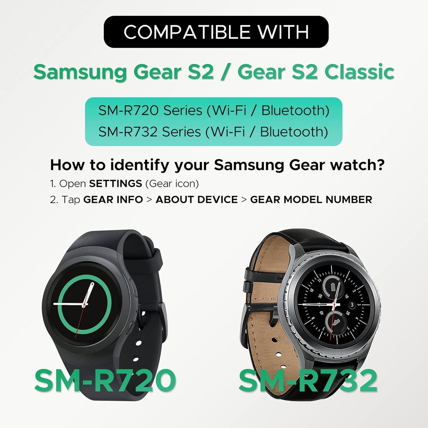 Batería de Reemplazo FUSION VERDE para Smartwatch Gear S2