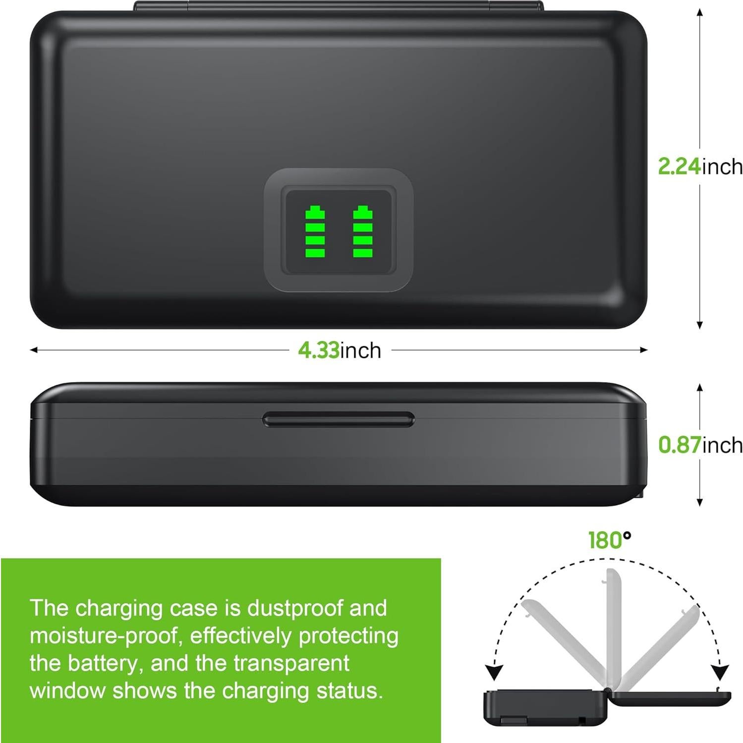 Kit de Baterías y Cargador ZODELOW NP-BG1 para Sony Cybershot