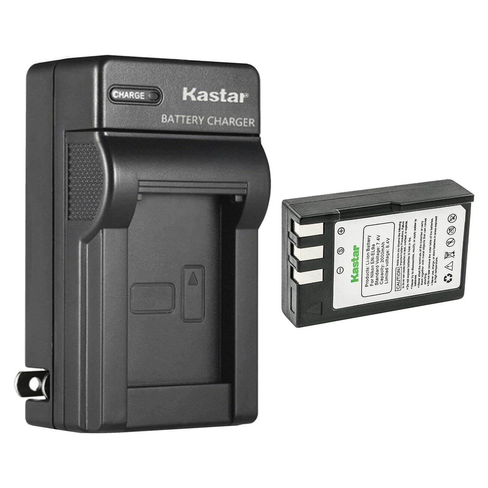 Batería y Cargador Kastar EN-EL9 para Cámaras Nikon SLR