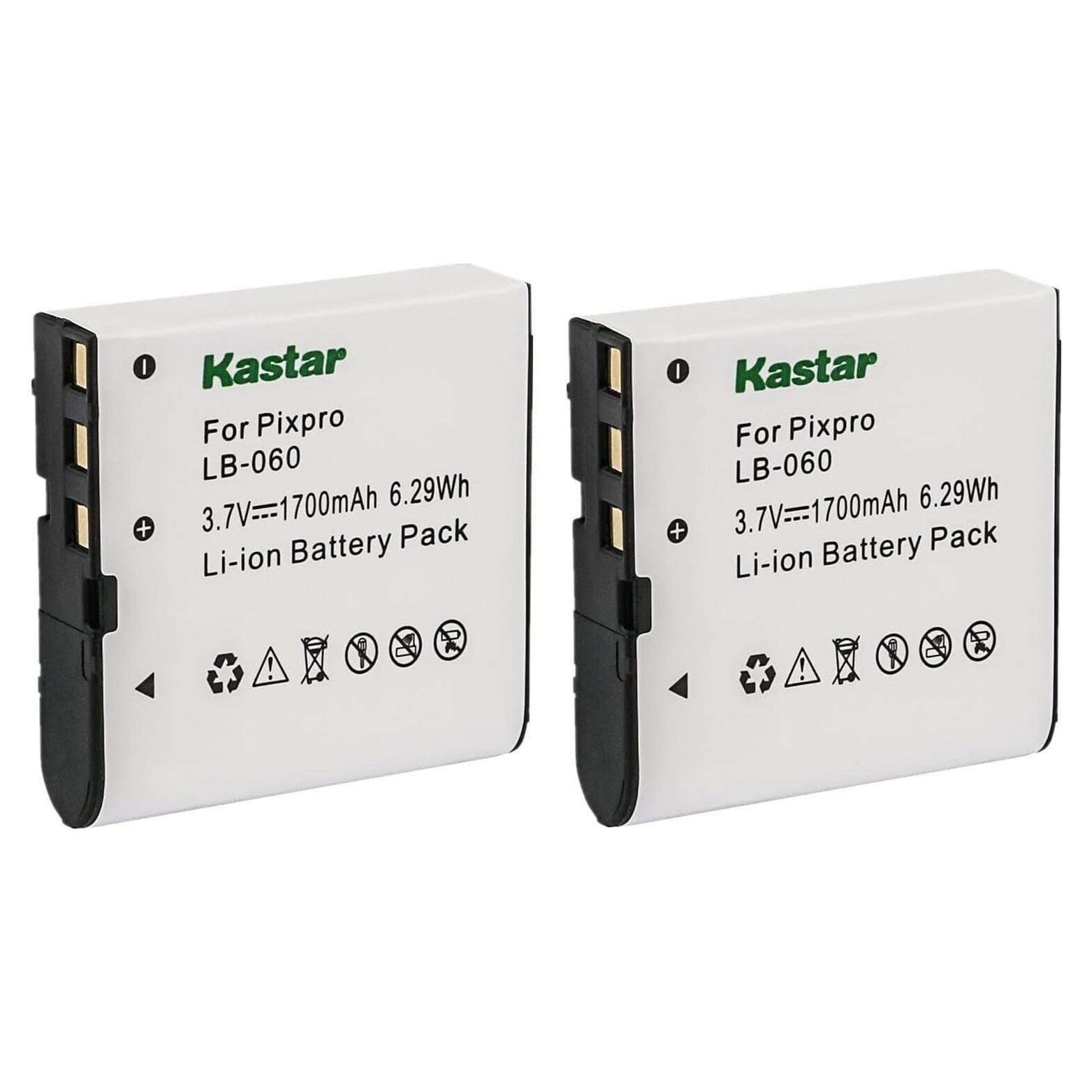 Baterías Kastar 2-Pack para Cámara Digital VJIANGER 4K