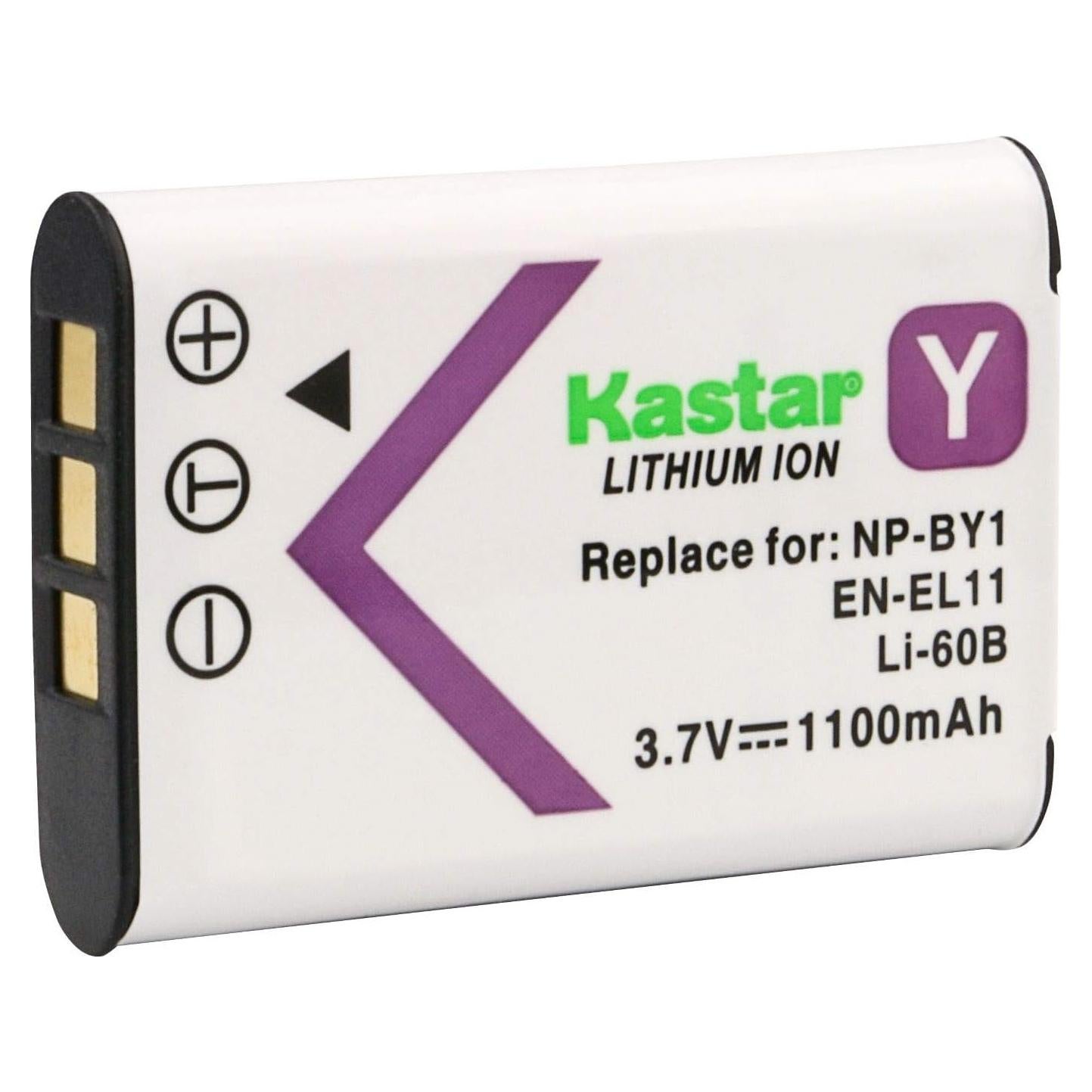 Batería de Litio-Ion Kastar para Cámara Olympus, Pentax, Ricoh