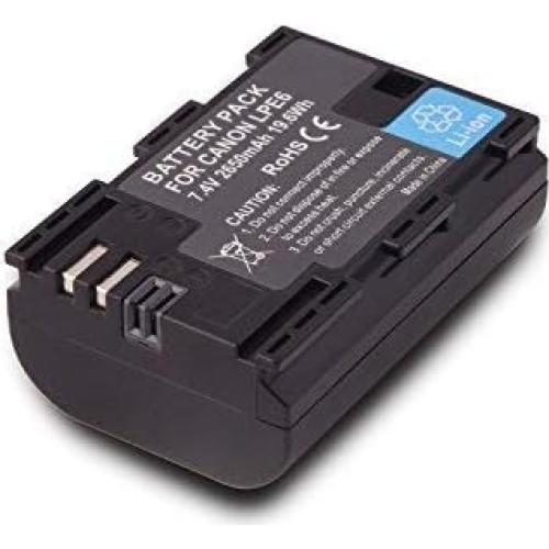 Paquete de 2 Baterías SR SUN ROOM LP-E6 para Canon 60D, 70D, 80D