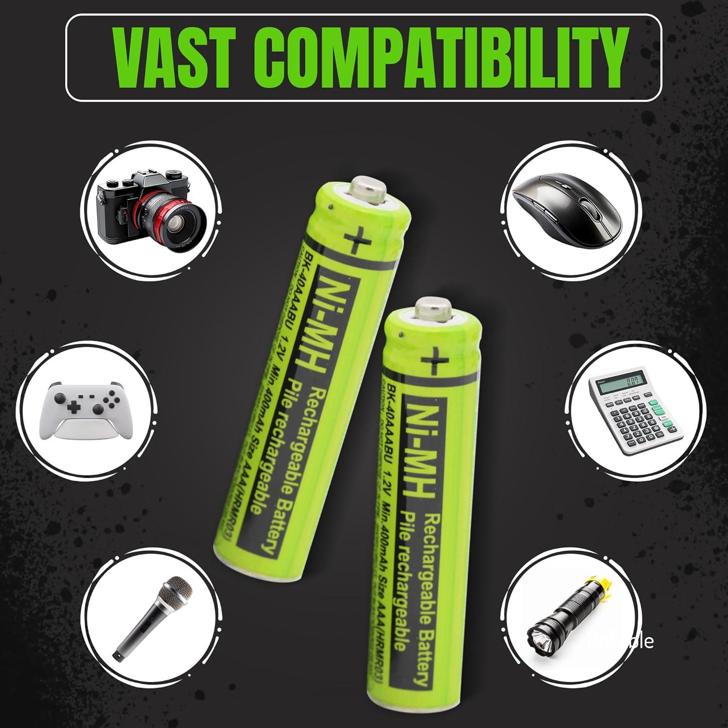 Baterías Recargables Ni-MH RocketBus BK-40AAABU 400mAh