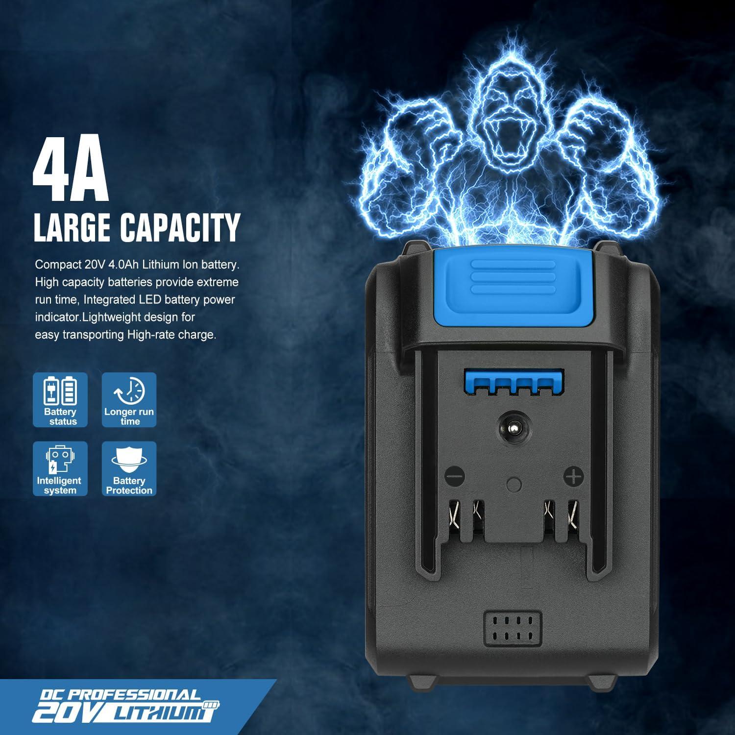 Batería de Reemplazo 20V 4.0Ah G LAXIA para Herramientas Eléctricas