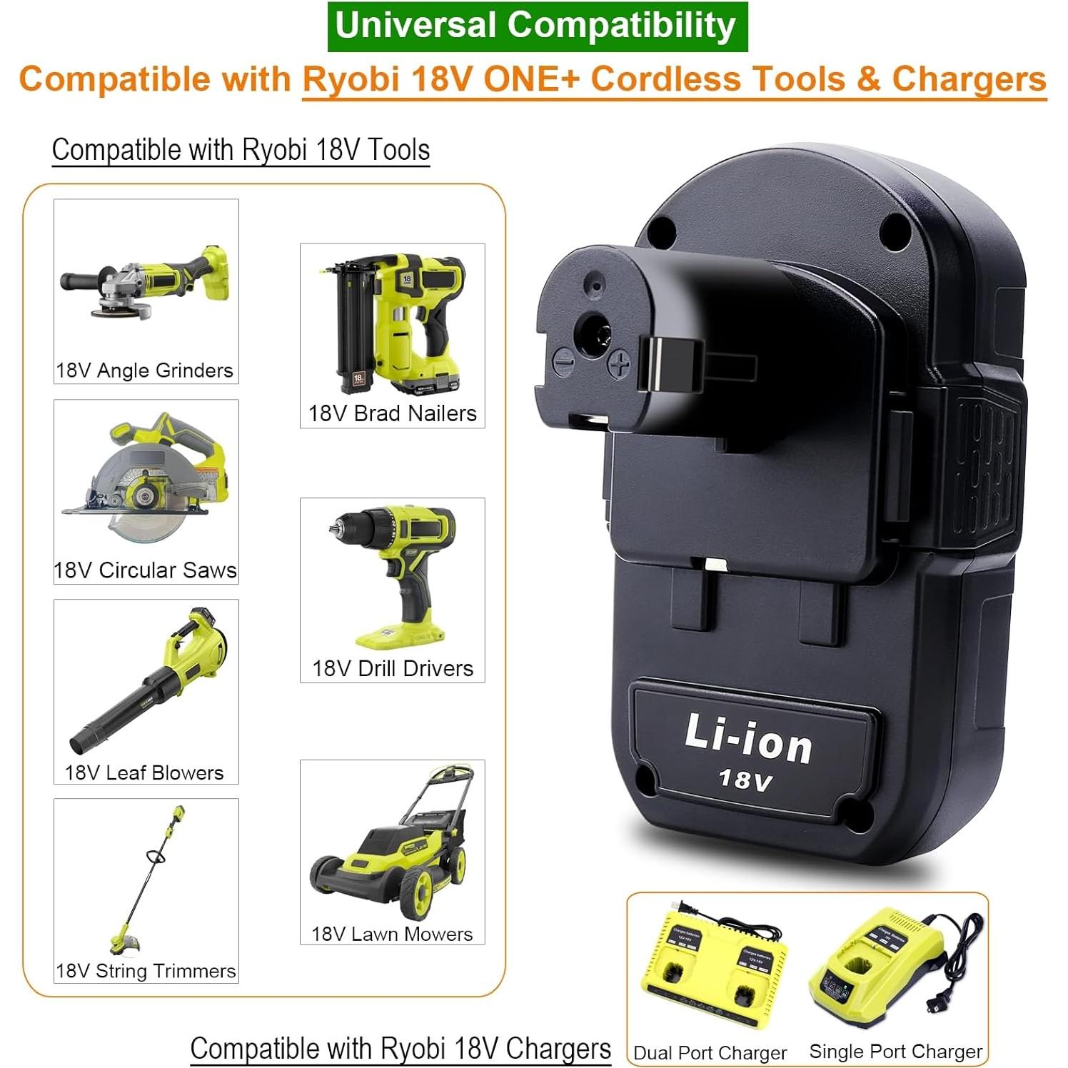 Baterías de Litio 18V Ryobi P103 3.0Ah - Paquete de 2