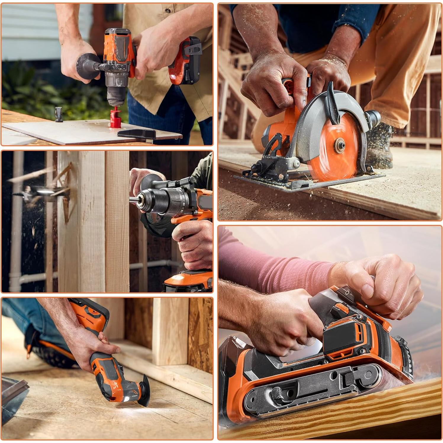 Batería de Litio 6.0Ah 18V Ridgid R840083 R840084 R840085