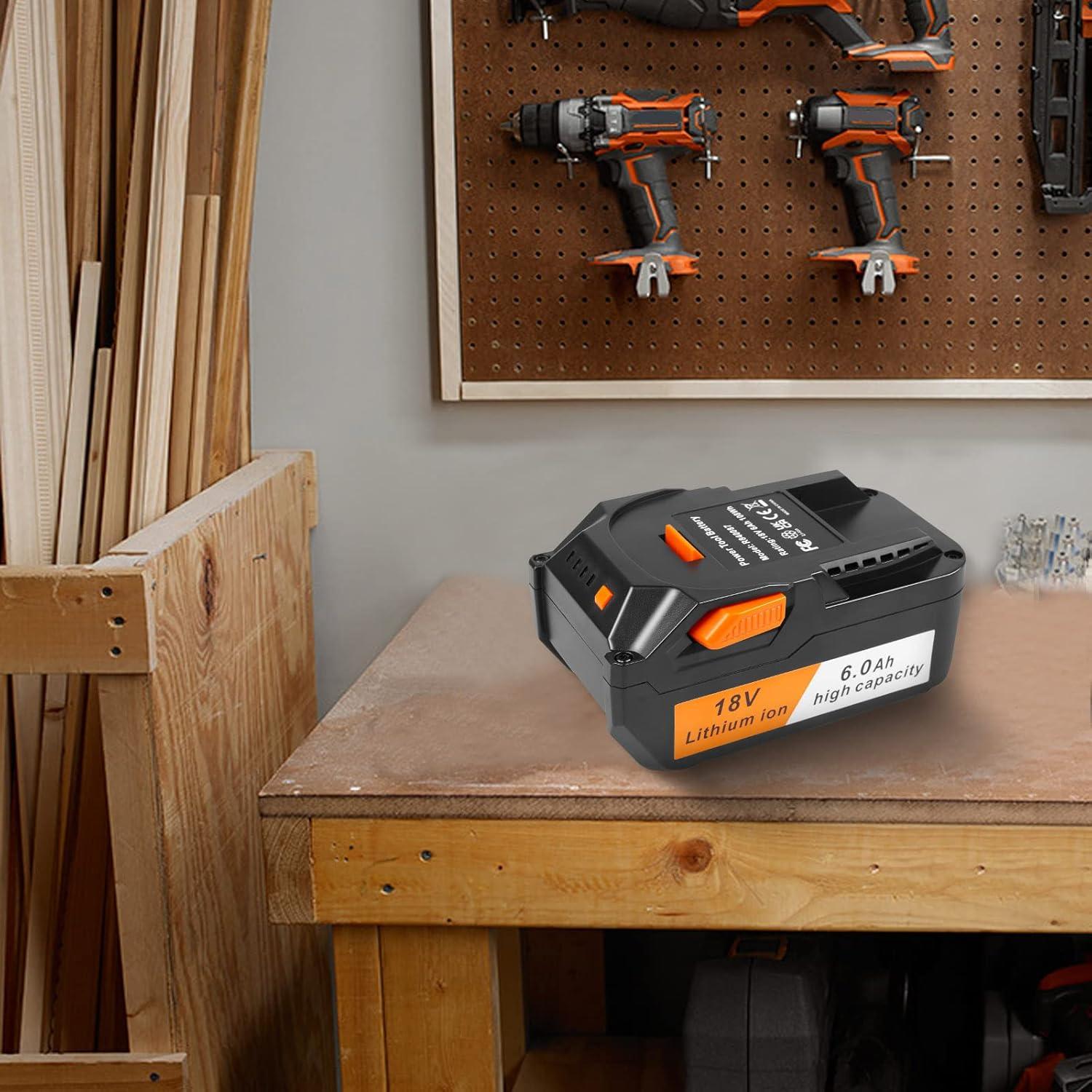 Batería de Litio 6.0Ah 18V Ridgid R840083 R840084 R840085