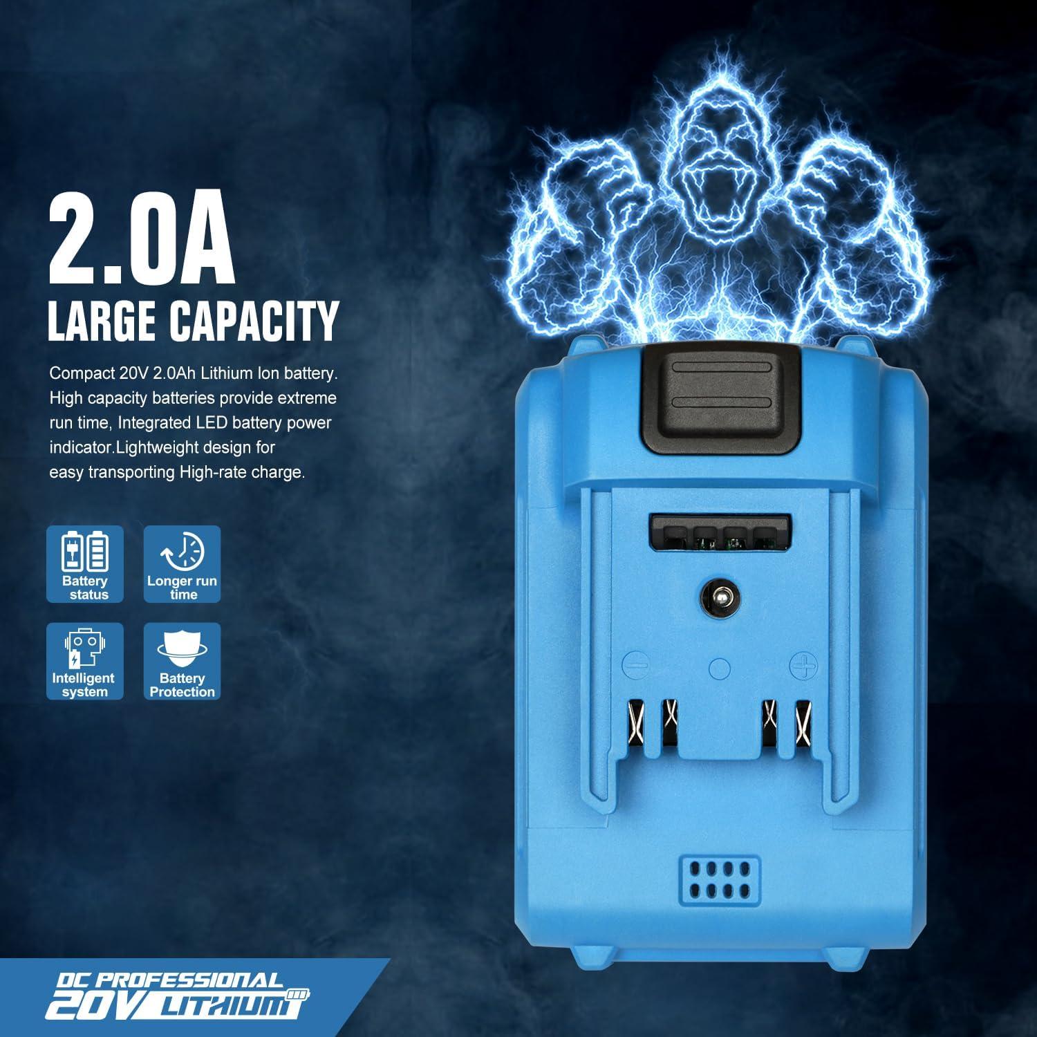 Batería de Reemplazo 20V 2.0Ah G LAXIA para Herramientas