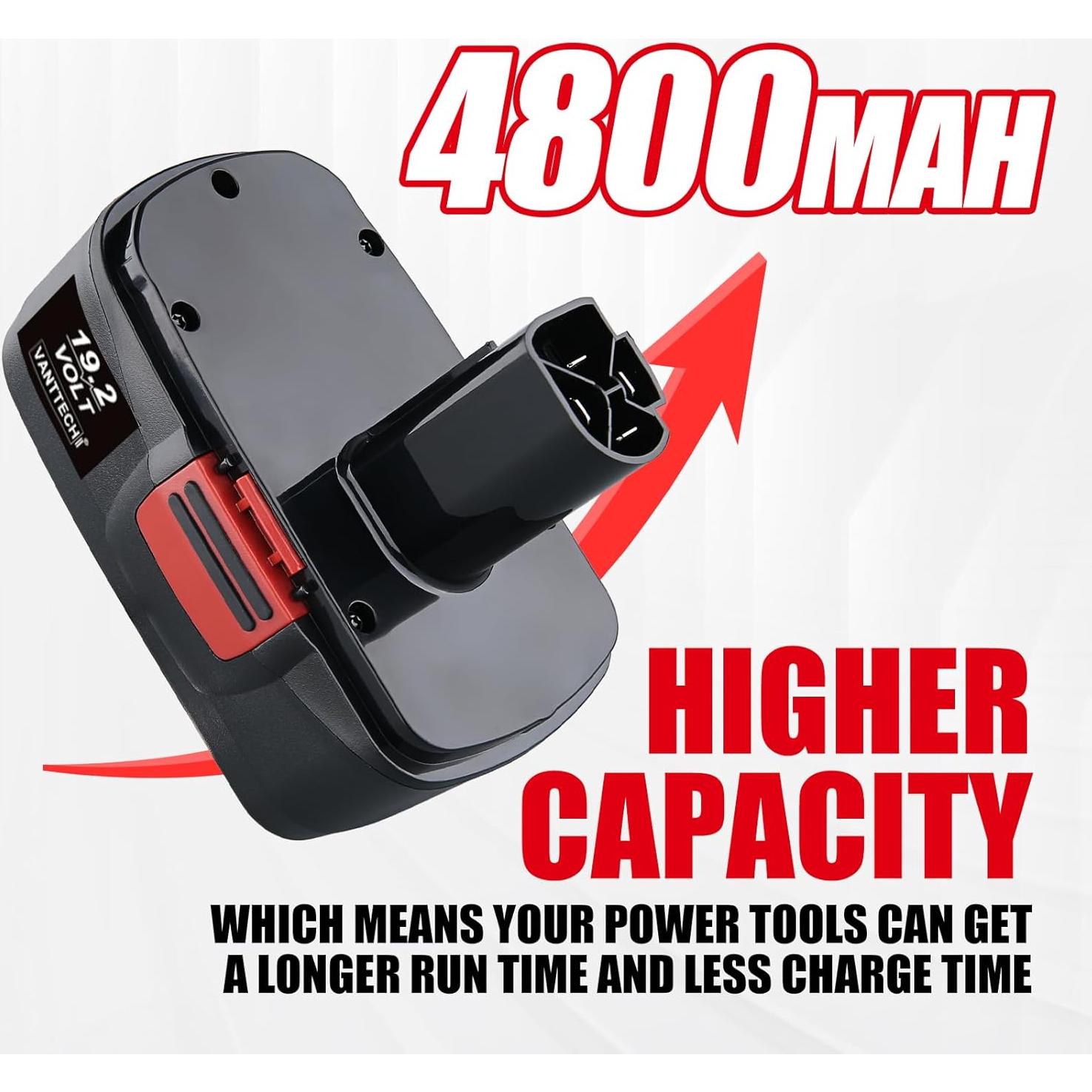 Batería VANTTECH C3 19.2V 4.8Ah Reemplazo Craftsman 2 Pack