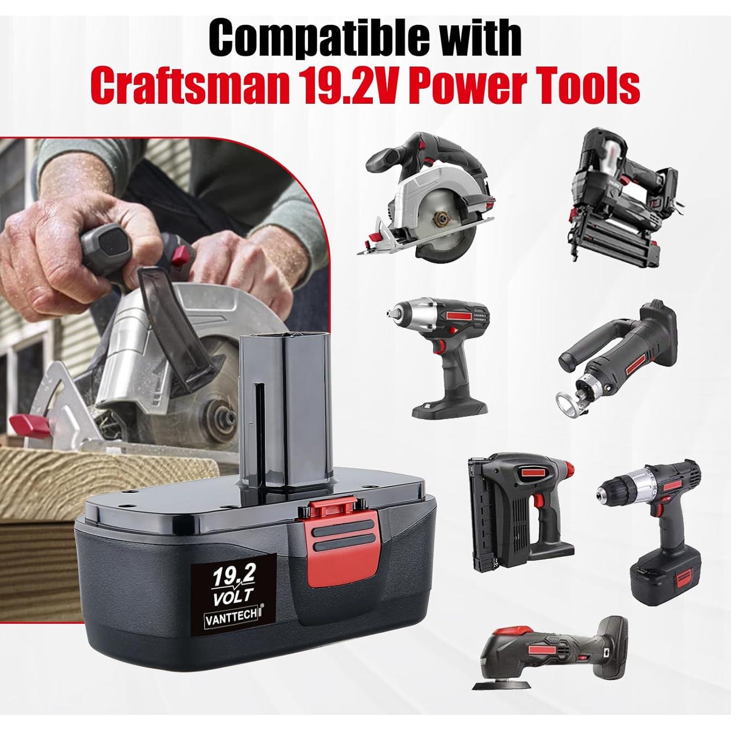 Batería VANTTECH C3 19.2V 4.8Ah Reemplazo Craftsman 2 Pack