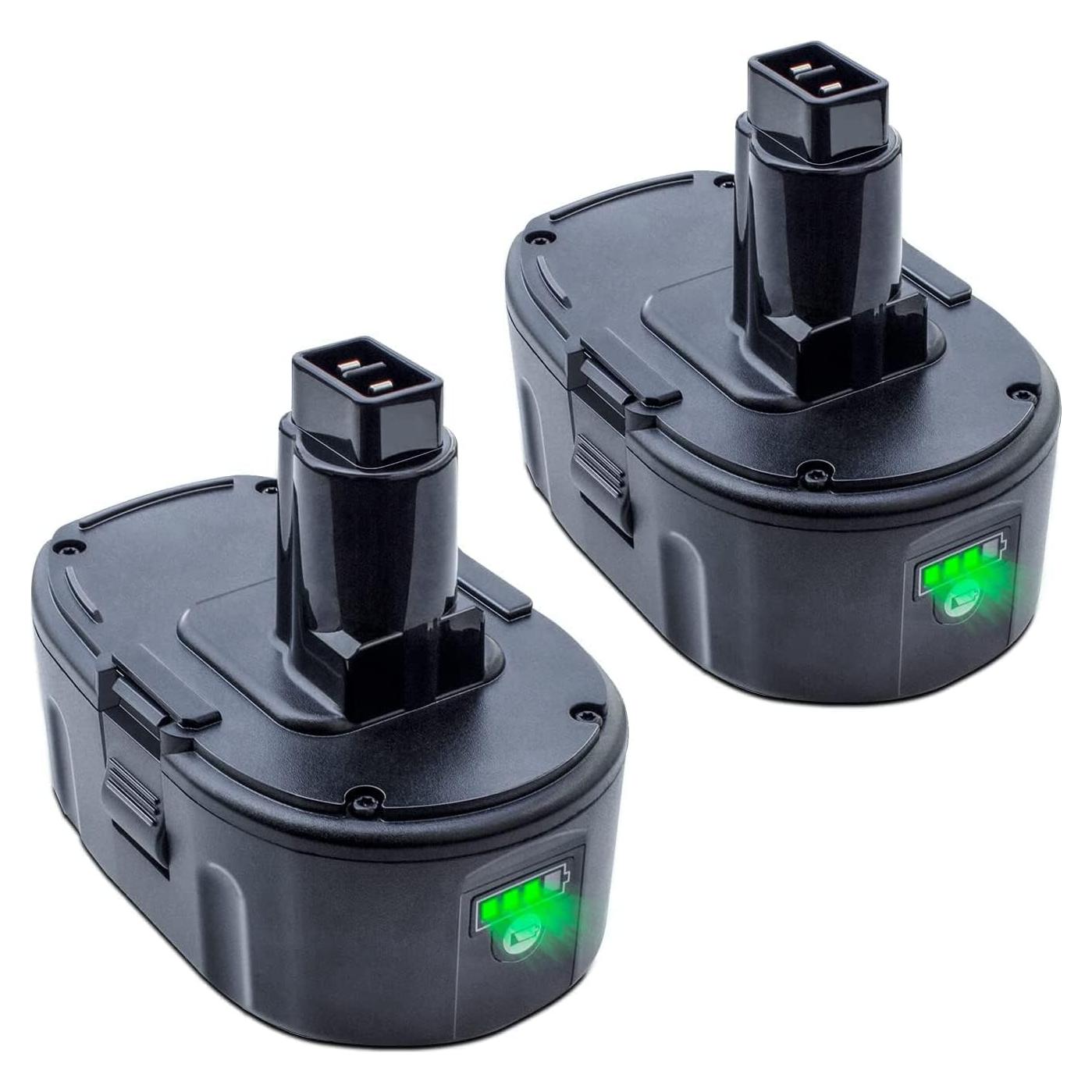 Batería de Litio-Ion DTK 18V 6.5Ah Reemplazo Dewalt 2 Pack