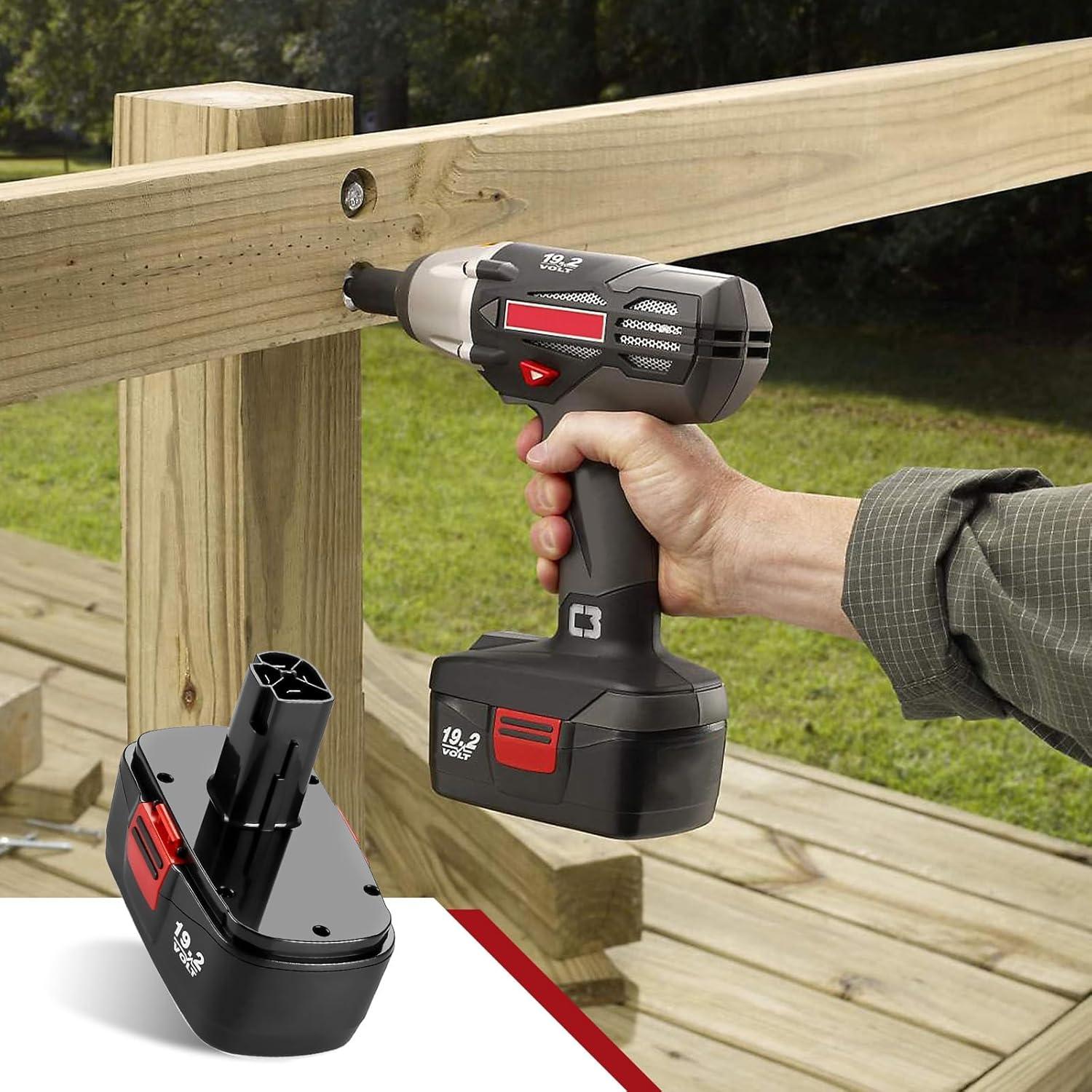 Pack 2 Baterías Ni-MH 19.2V 3600mAh TOPBATT para Craftsman