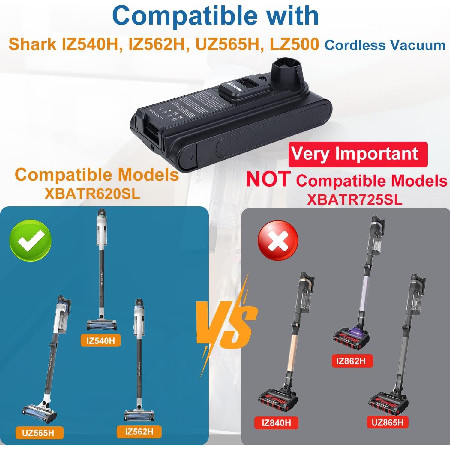 Batería de Reemplazo Shark XBATR620SL 3000mAh 21.6V