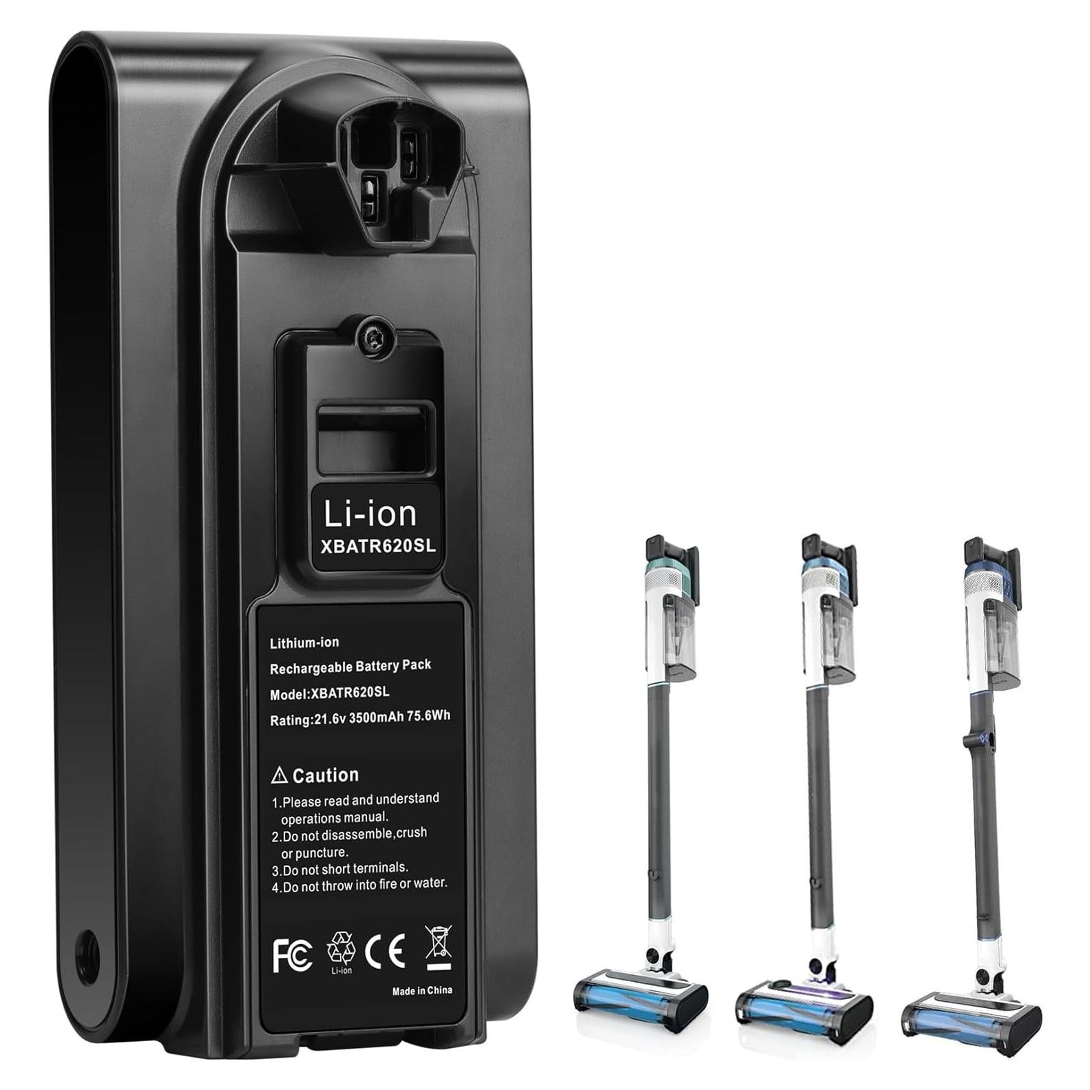 Batería de Reemplazo 3500mAh 21.6V para Aspiradora Shark XBATR620SL