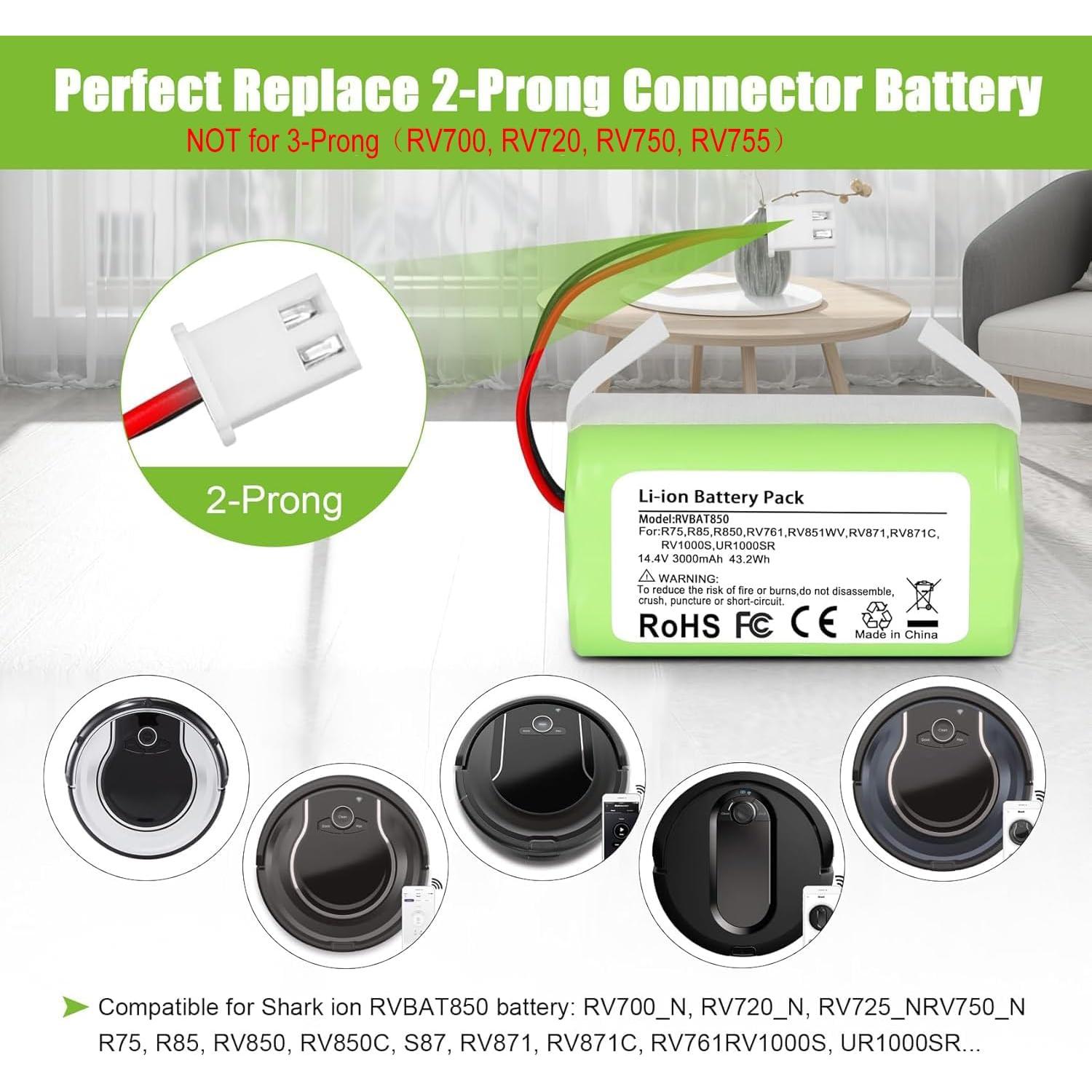 Batería de Reemplazo KUNLUN RVBAT850 para Aspiradora Shark