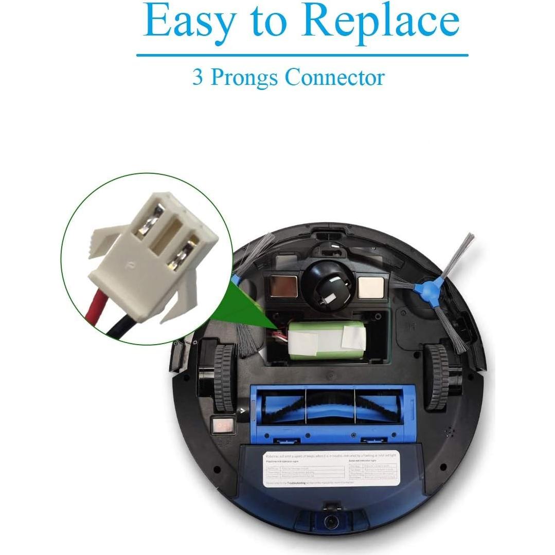 Batería de Reemplazo BYD 2600mAh 14.4V para Ecovacs y Eufy