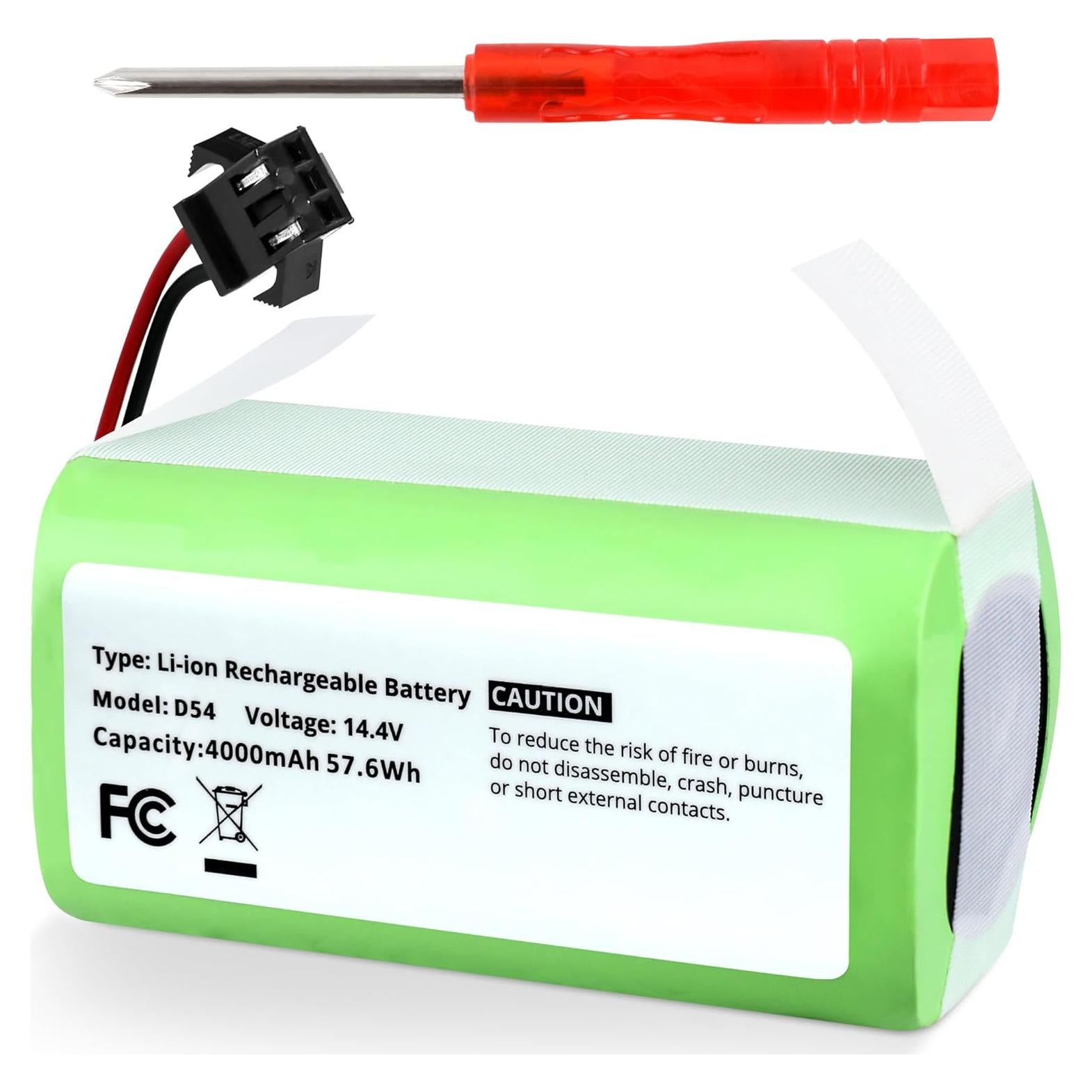 Batería de Reemplazo Li-ion 14.4V 4000mAh Eufy RoboVac