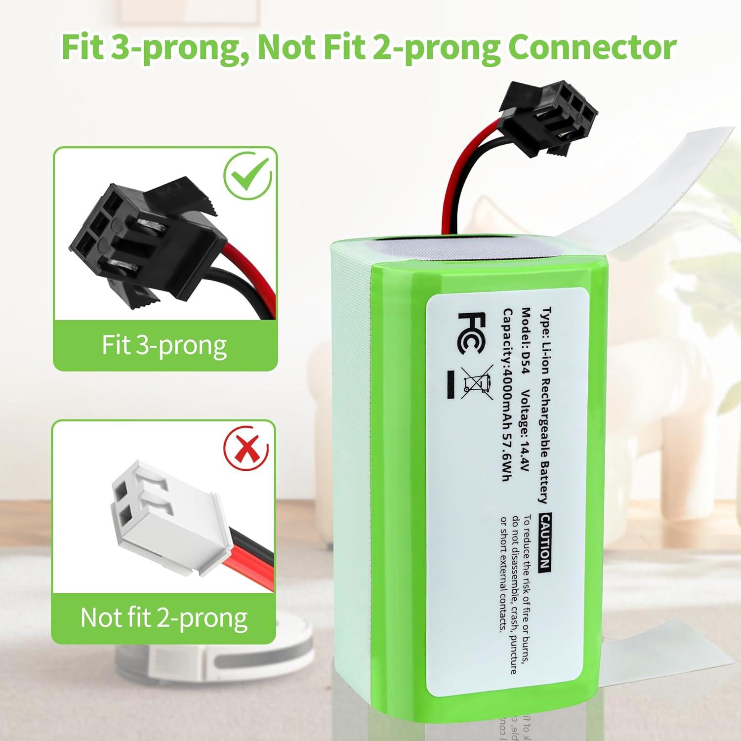 Batería de Reemplazo Li-ion 14.4V 4000mAh Eufy RoboVac