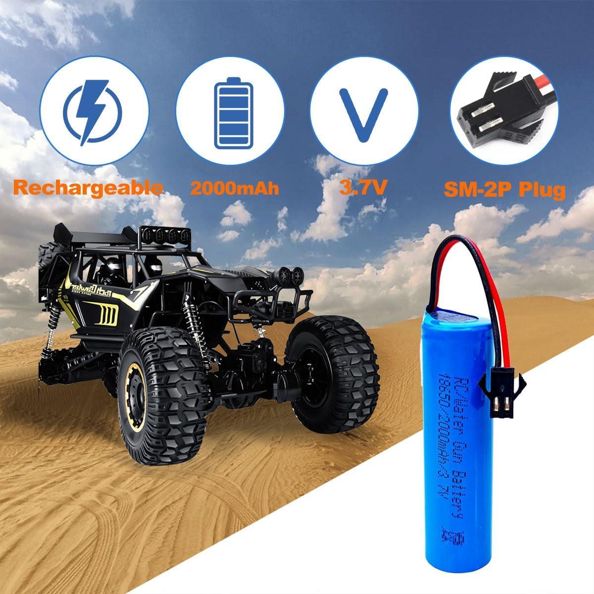 Batería Recargable de Coche RC Shockli 3.7V 2000mAh SM-2P