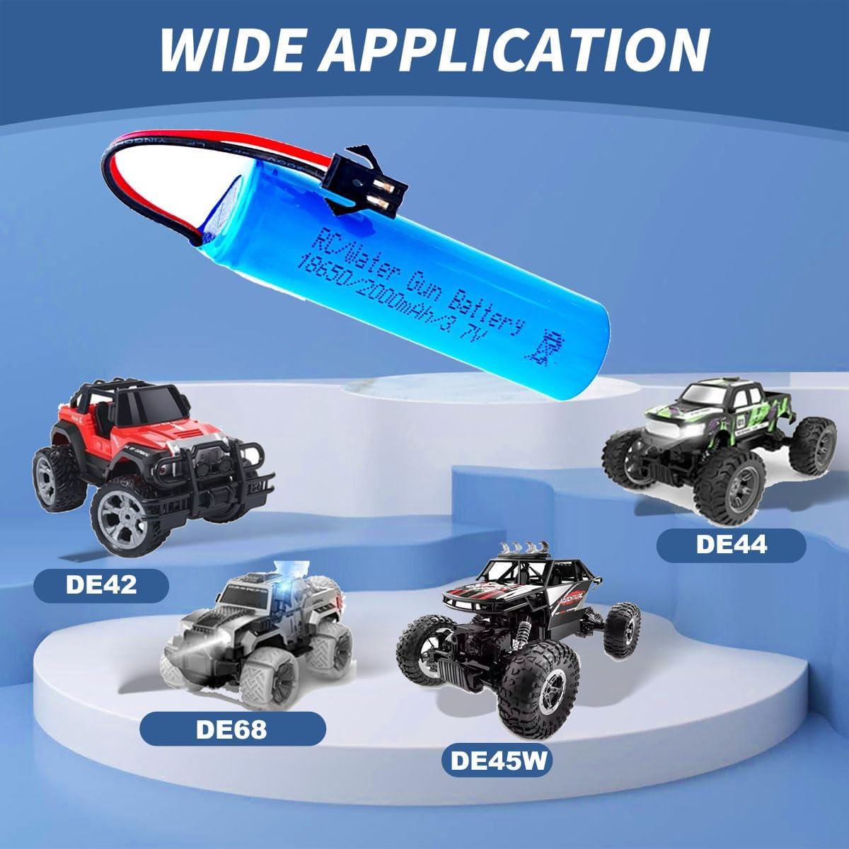 Batería Recargable de Coche RC Shockli 3.7V 2000mAh SM-2P