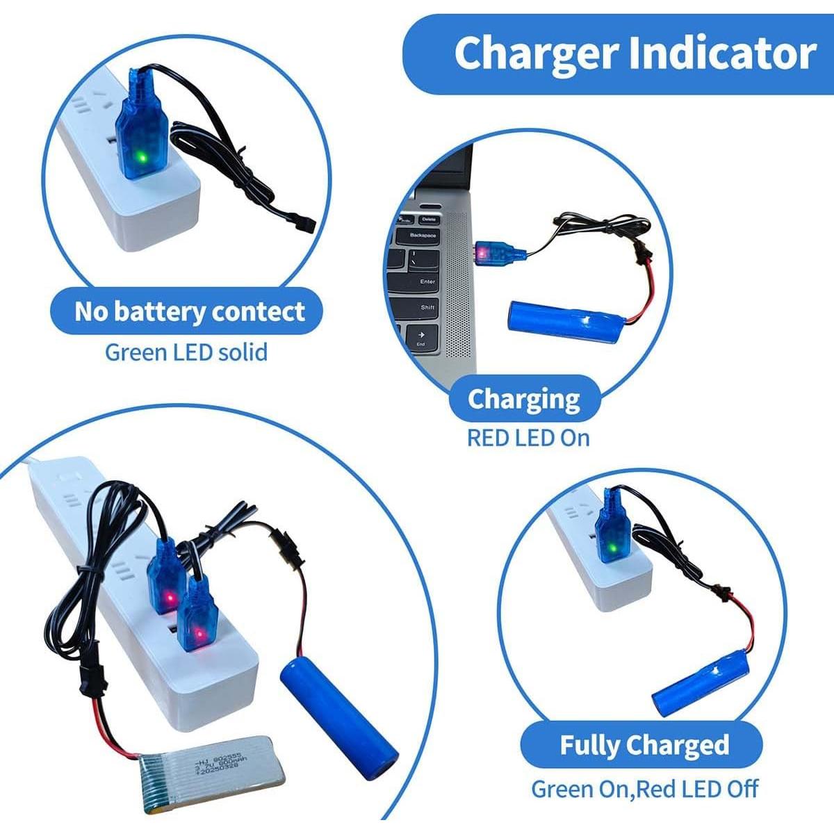 Batería Recargable de Coche RC Shockli 3.7V 2000mAh SM-2P