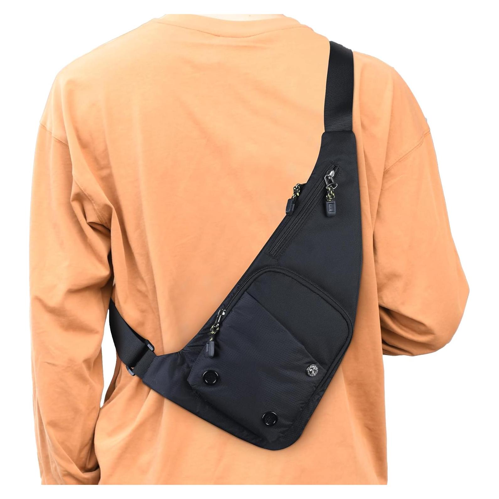 Bolsa Cruzada Peicees Kb283 Nylon Impermeable para Hombre