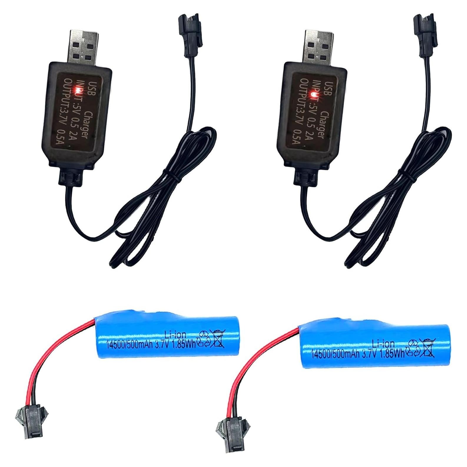 Paquete de 2 Baterías Recargables Li-ion 3.7V 500mAh Jomi & Jolly