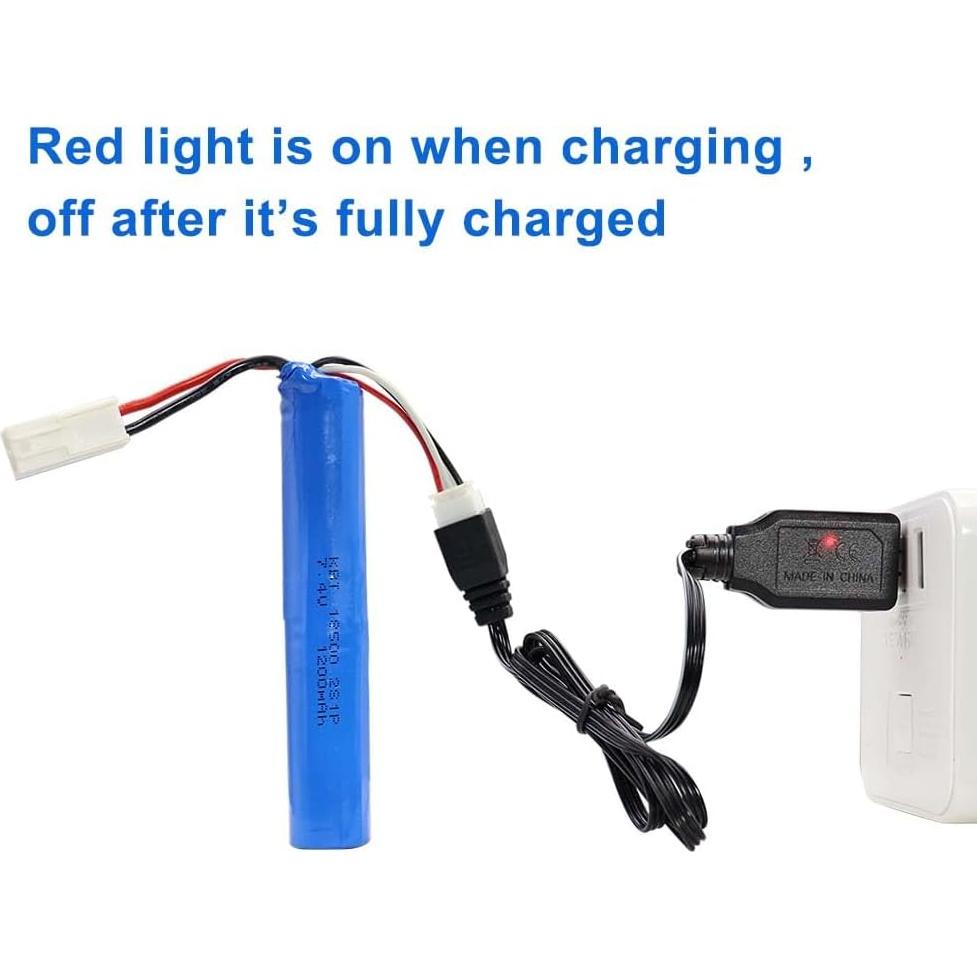 Batería Recargable Li-ion 7.4V 1200mAh KBT para RC