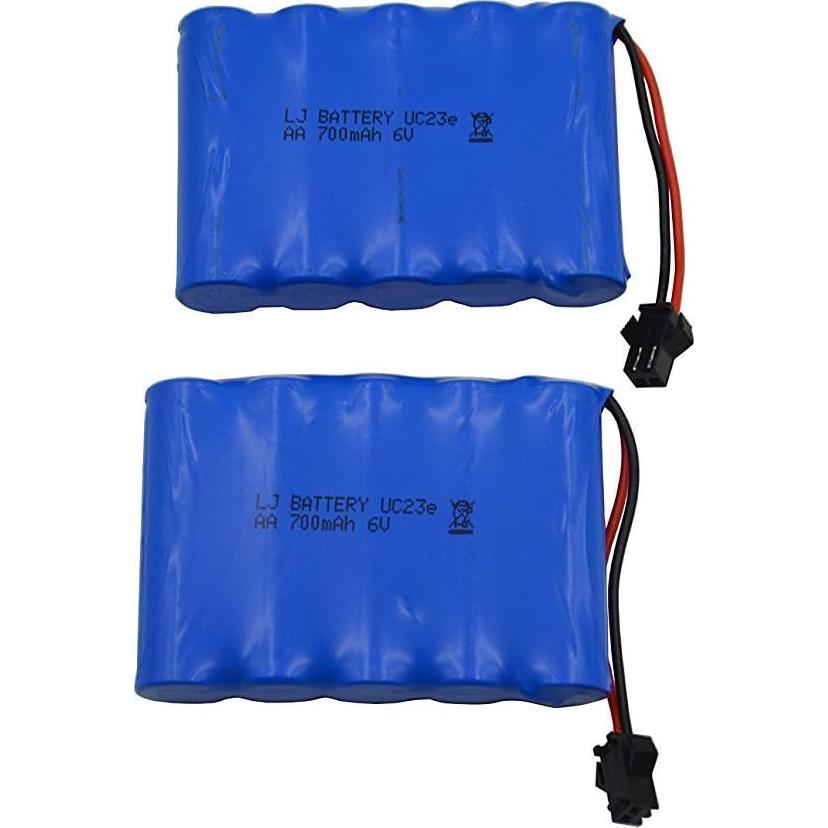 Batería recargable NiCd 6V 800mAh Blomiky Paquete de 2