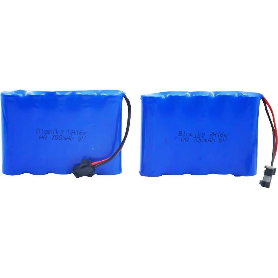 Batería recargable NiCd 6V 800mAh Blomiky Paquete de 2